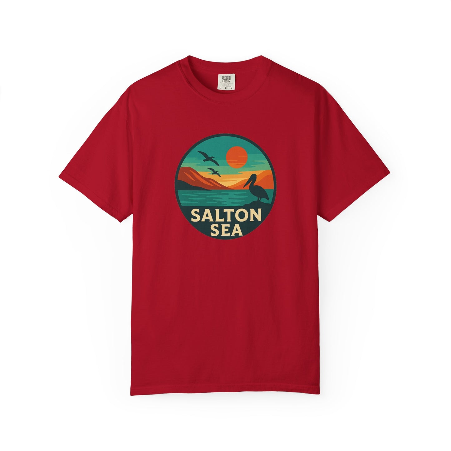 Salton Sea Unisex T-Shirt, Casual Graphic Tee, Nature Lover Gift, Outdoor Adventure Shirt, Vacation Souvenir, Summer Wear