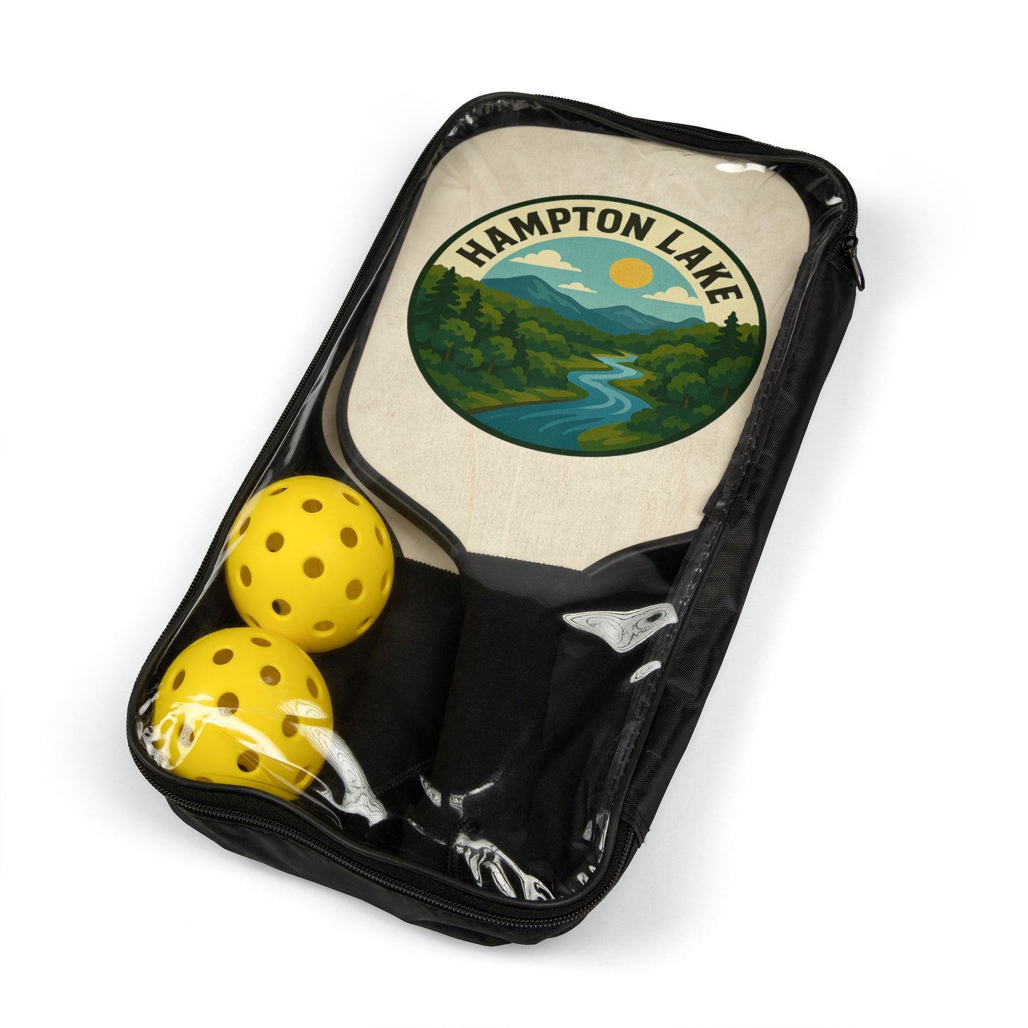 Hampton Lake Paddle Set - Perfect for Outdoor Fun, Sporty Gift, Team Play, Family Activities, Best for Picnics, Holidays