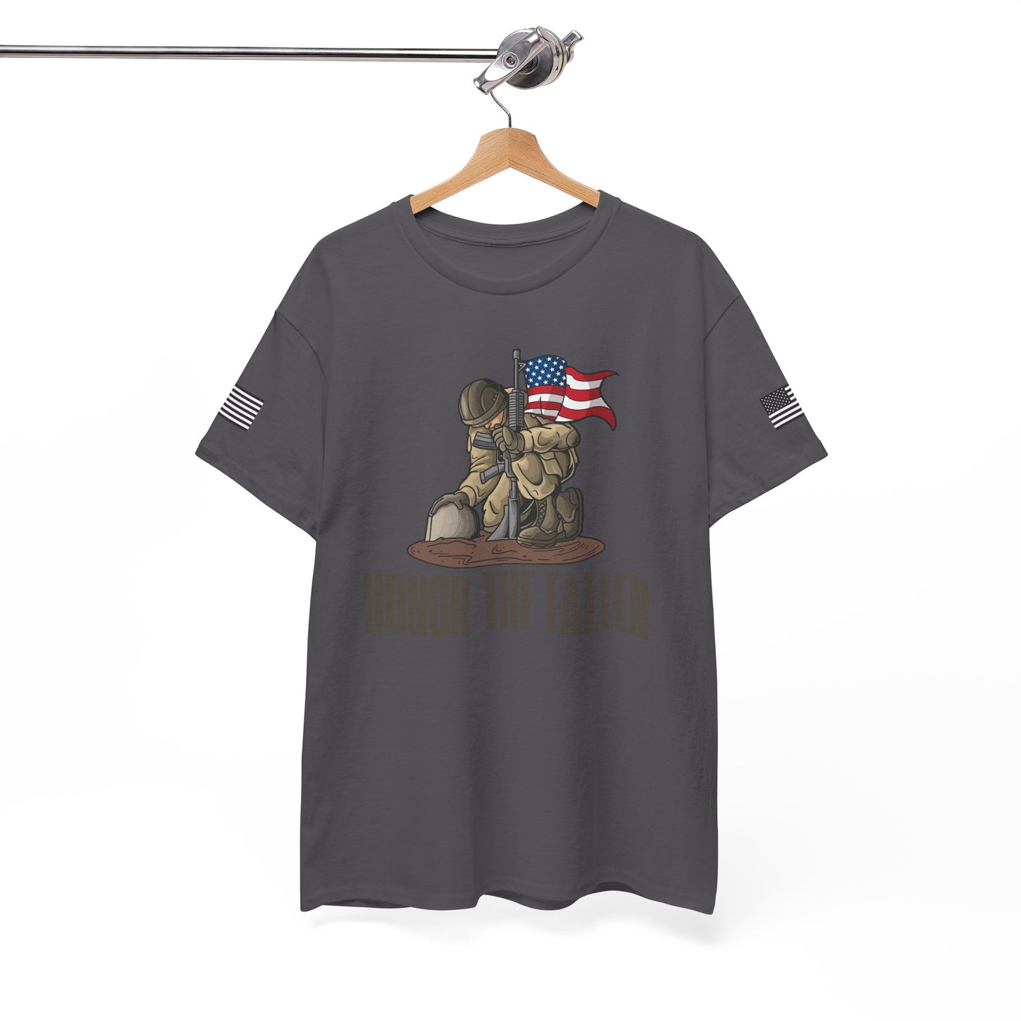 Honor the Fallen Unisex Heavy Cotton Tee, Memorial T-Shirt, Veteran Tribute Shirt, Patriotic Apparel, Independence Day Gift, Honor [...]