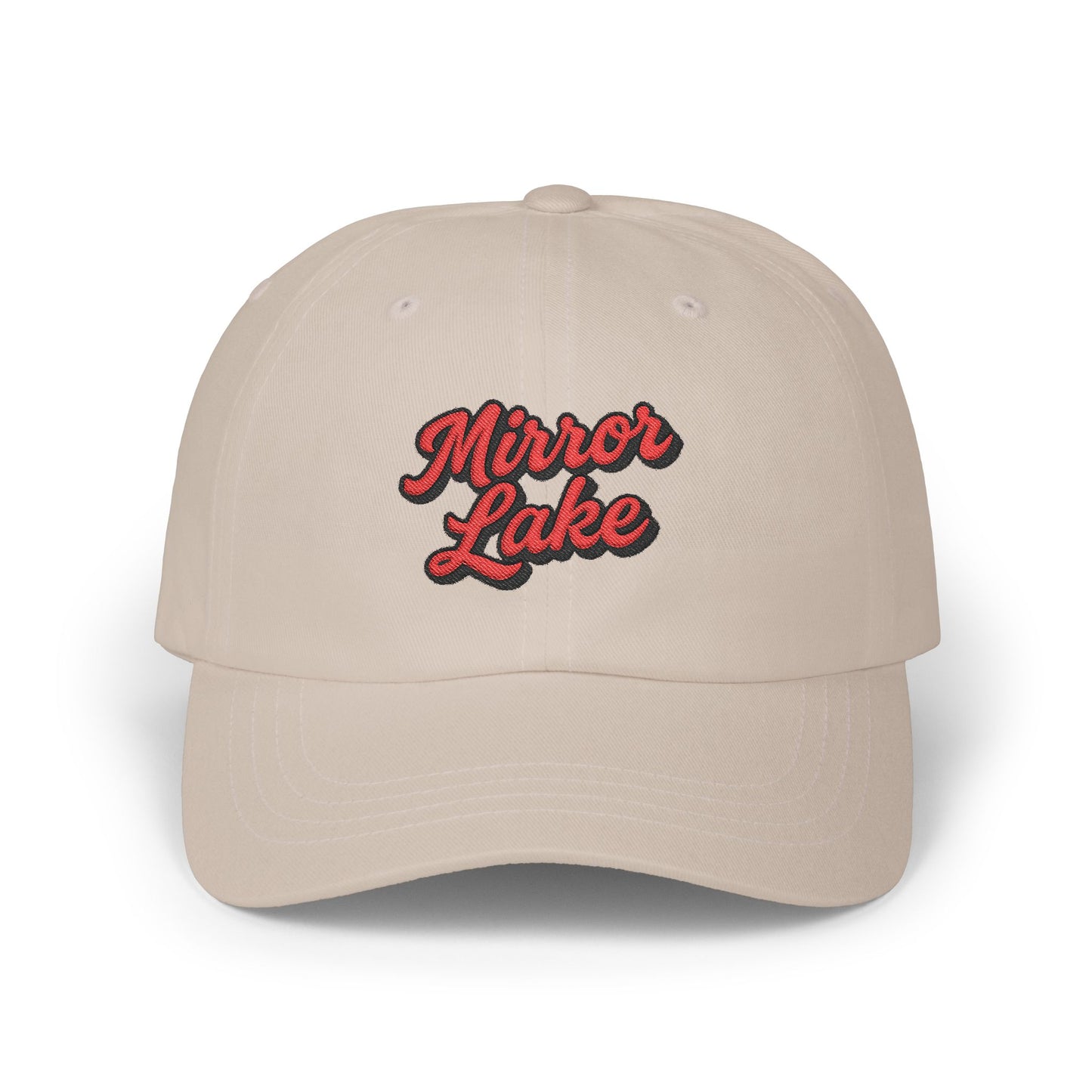 Mirror Lake Stylish Dad Cap, Casual Summer Hat, Outdoor Accessory, Gift for Father's Day, Boating Trip Gear, Everyday Wear