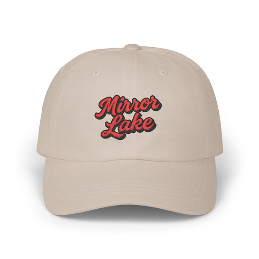 Mirror Lake Stylish Dad Cap, Casual Summer Hat, Outdoor Accessory, Gift for Father's Day, Boating Trip Gear, Everyday Wear