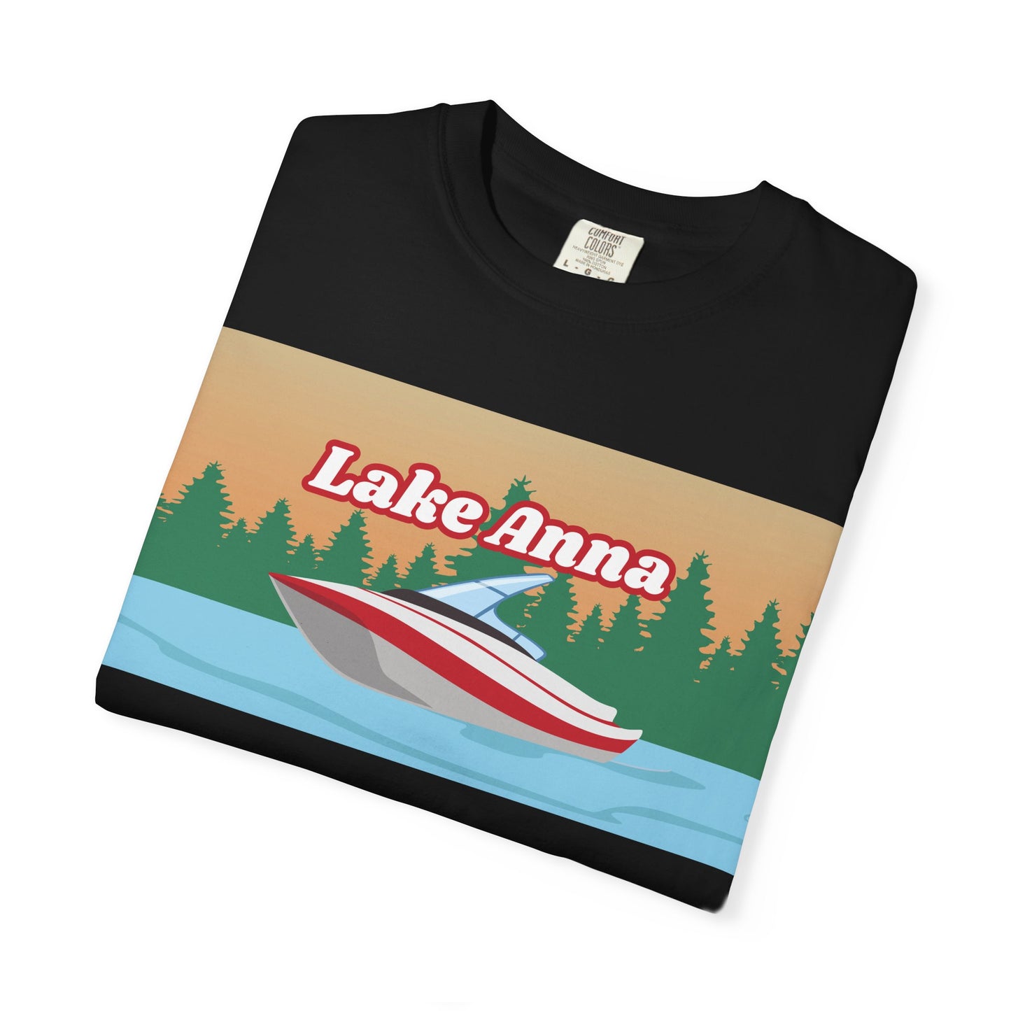 Lake Anna Relaxed Unisex T-Shirt, Summer Vibes Tee, Outdoor Adventure Shirt, Lake Life Apparel, Gift for Nature Lovers, Vacation Wear