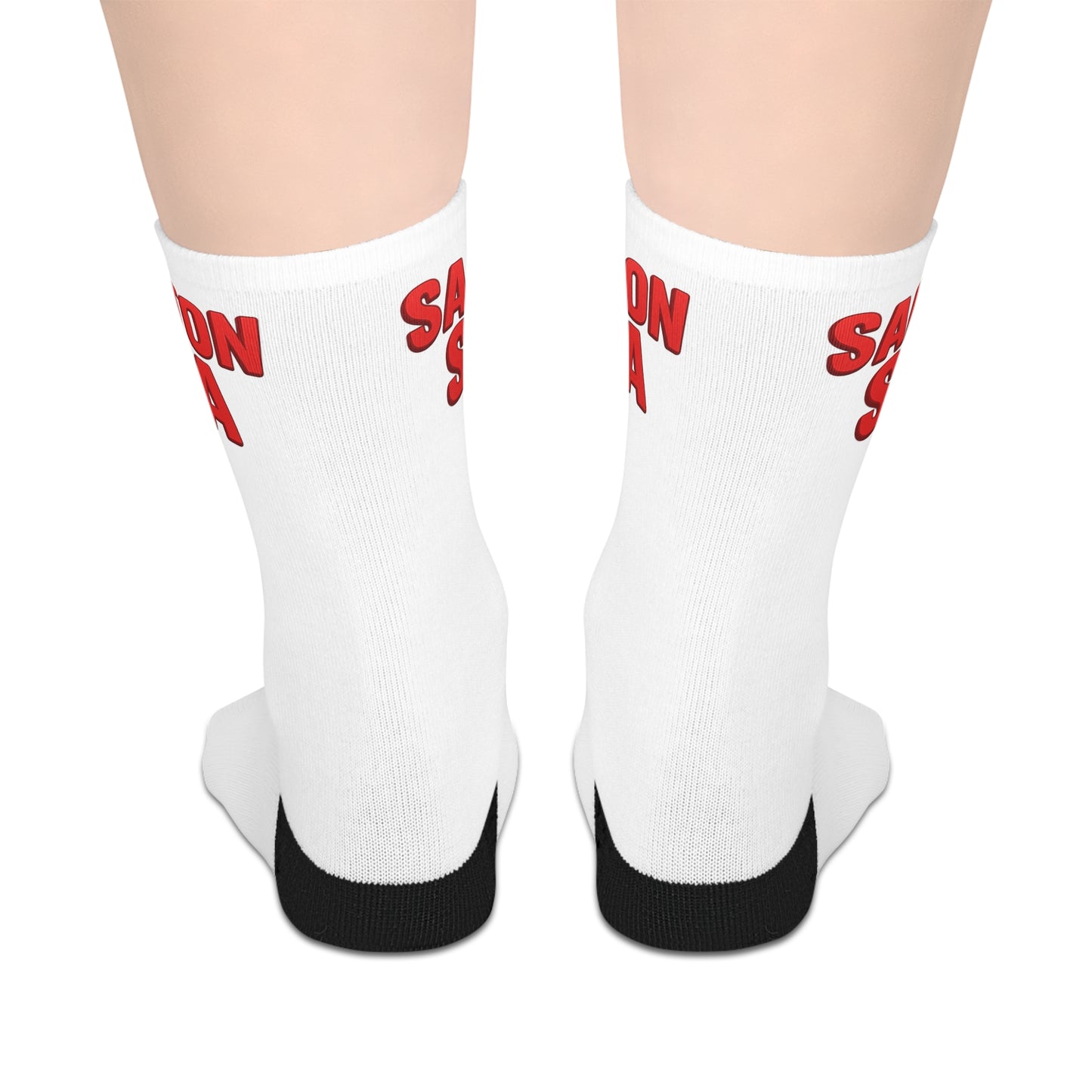 Salton Sea Cool Casual Mid-length Socks | Fun Lifestyle Gift, Quirky Fashion Accessory, Unique Socks for Everyday Wear