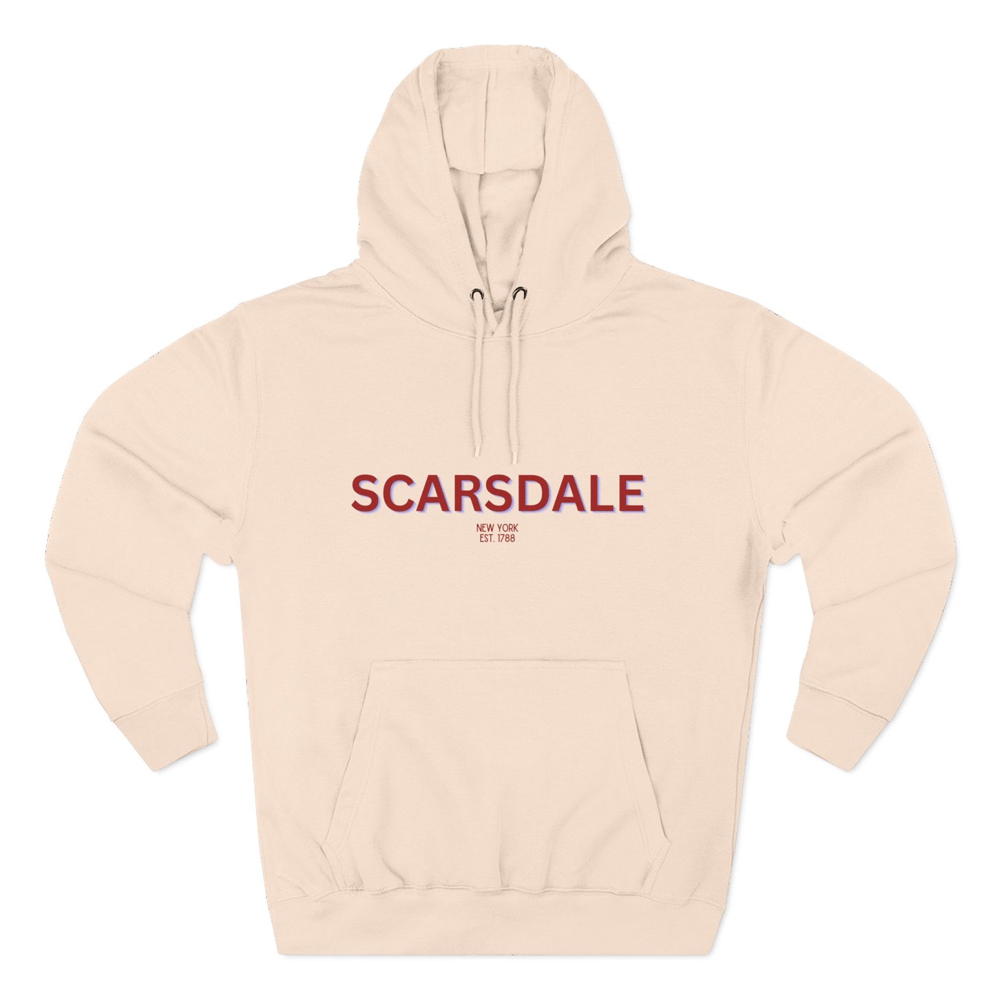 Scarsdale Fleece Hoodie, Casual Sweatshirt, Cozy Layering Piece, Perfect Gift for All Occasions, Stylish Streetwear
