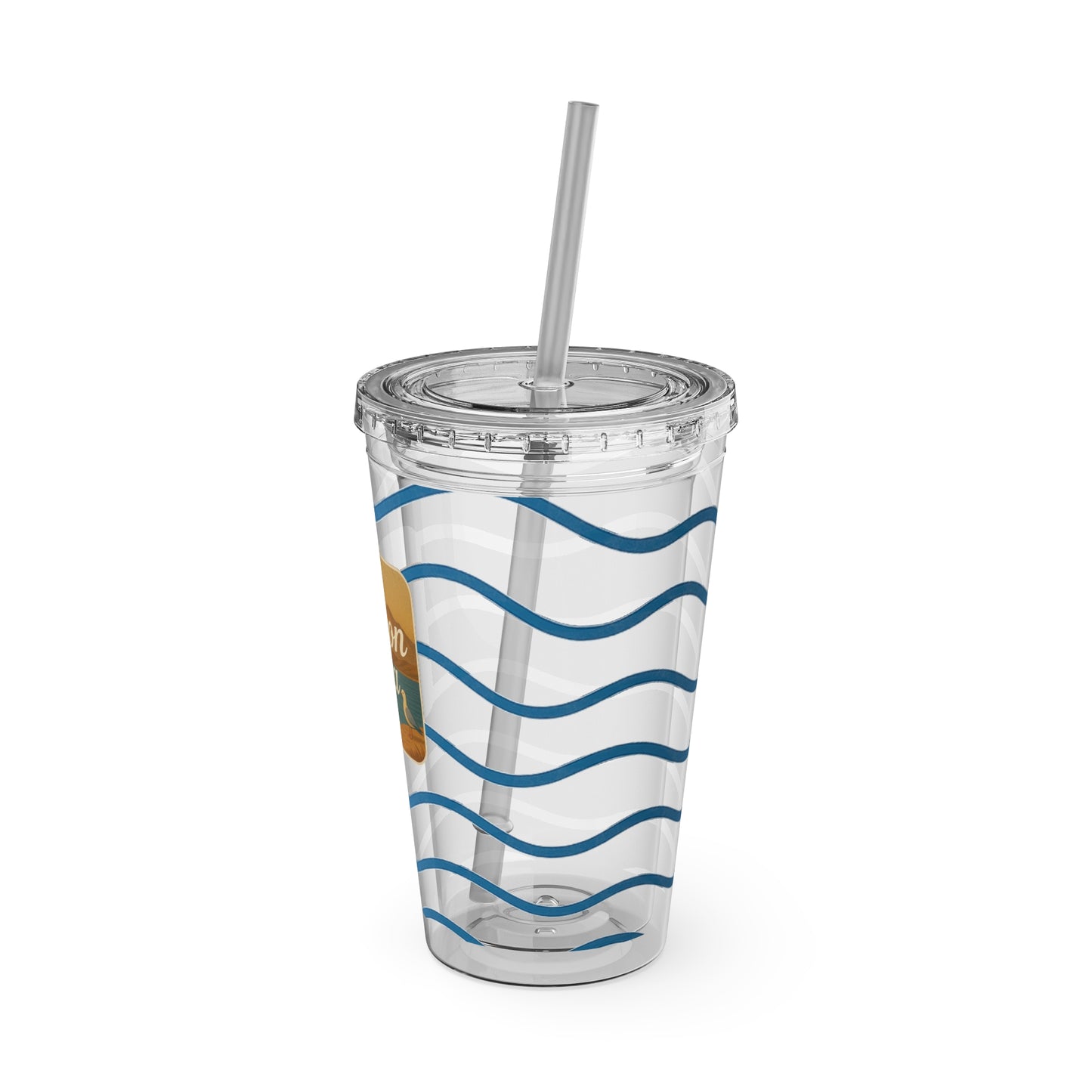 Salton Sea Sunsplash Tumbler, 16oz Clear Drink Cup for Outdoor Adventures, Customizable Travel Mug, Perfect for Summer Fun, Eco-Friendly Beverage [...]