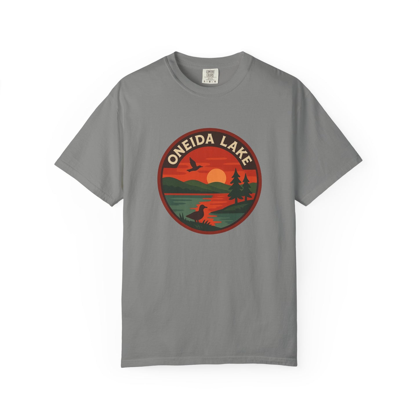 Oneida Lake Unisex Garment-Dyed T-shirt