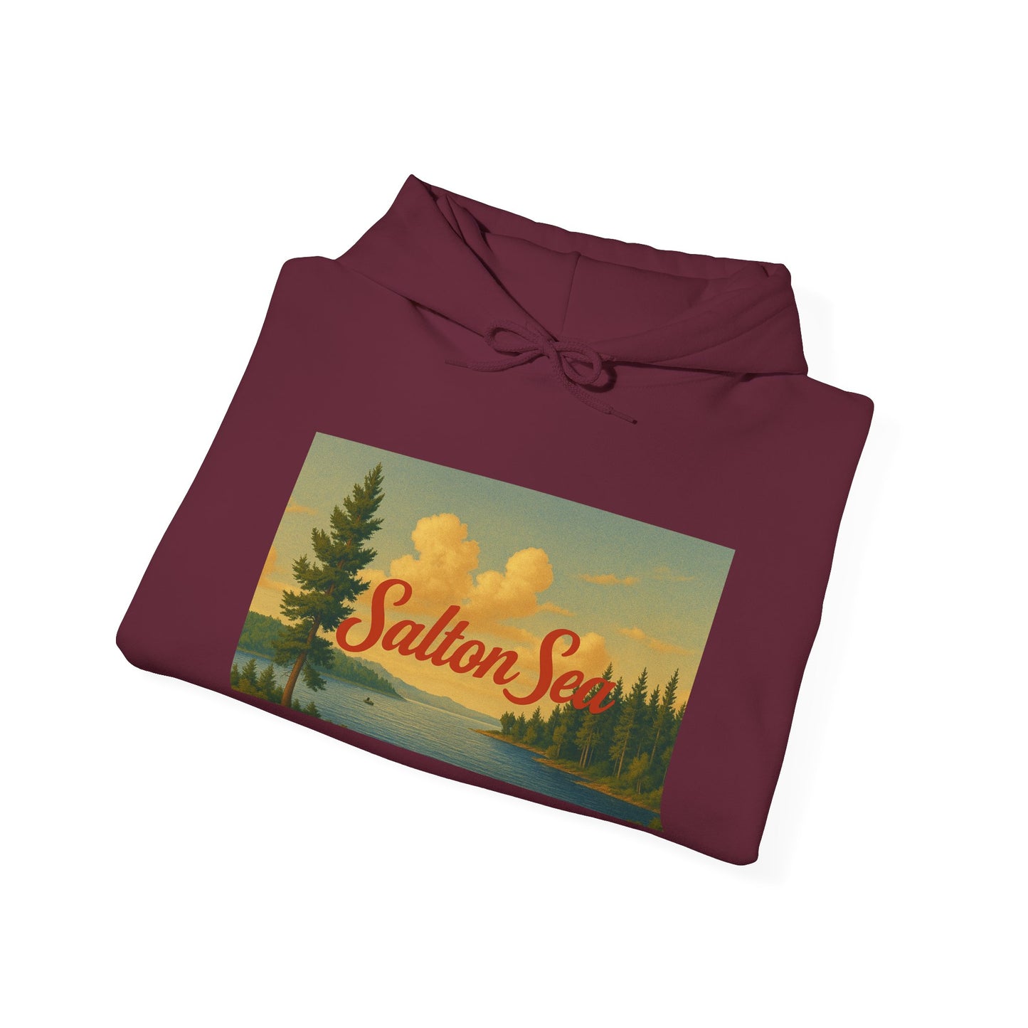 Salton Sea Hoodie, Cozy Casual Wear, Unisex Sweatshirt, Lake Lover Gift, Outdoor Adventure Apparel, Summer Retreat Fashion