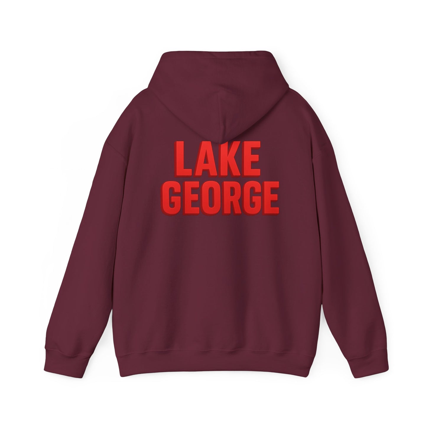 Lake George Hoodie, Cozy Casual Wear, Unisex Sweatshirt, Lake Lover Gift, Outdoor Adventure Apparel, Summer Retreat Fashion