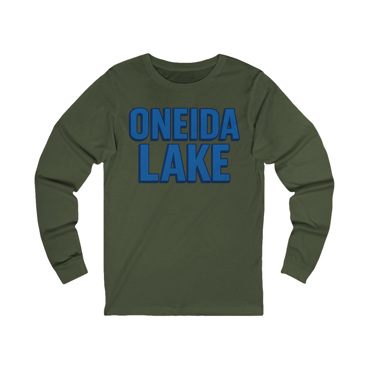Oneida Lake Long Sleeve Tee, Cozy Unisex Shirt for Outdoor Lovers, Perfect for Lake Days, Casual Wear, Gift Idea