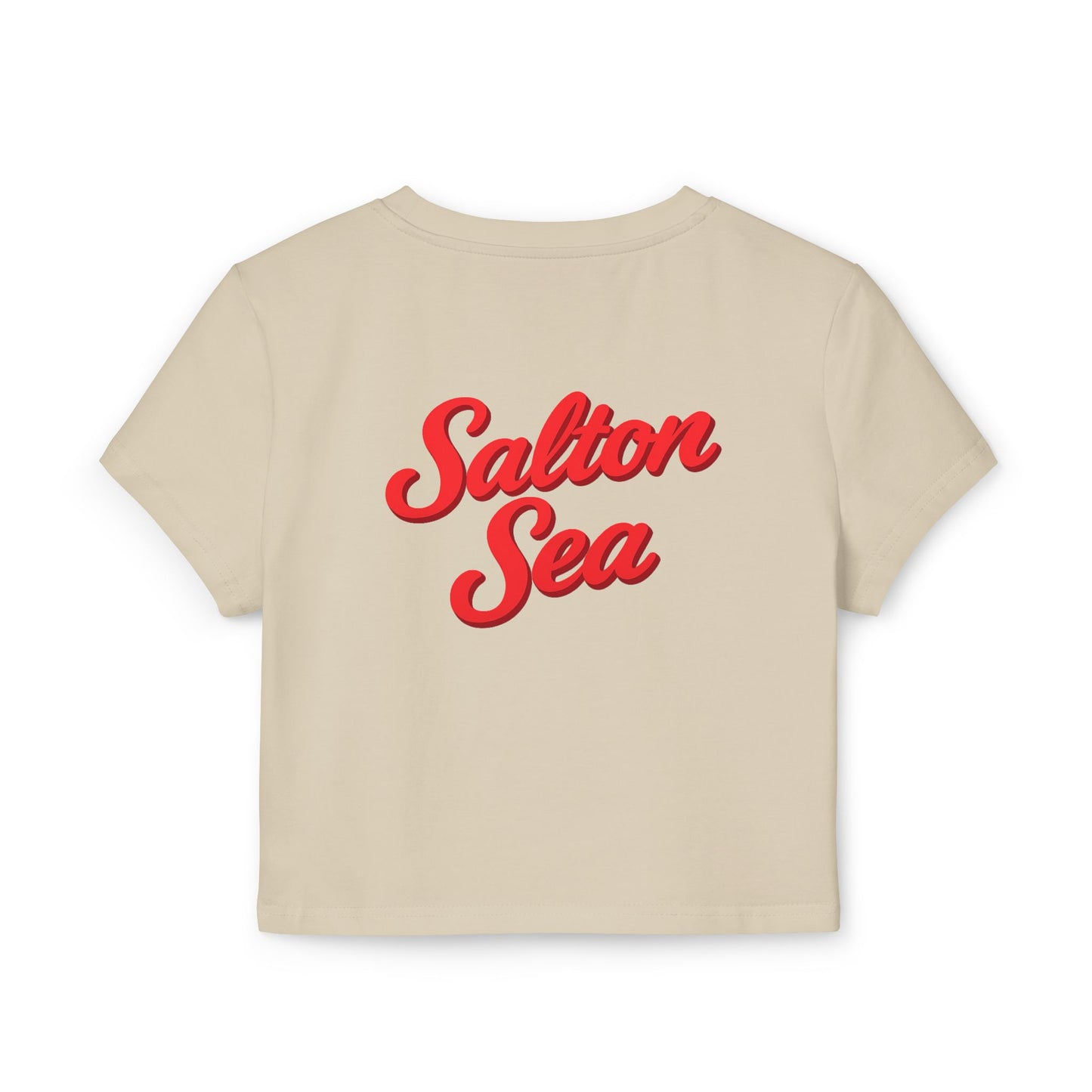 Salton Sea Women's Baby Tee - Vintage Style, Lake Lover Shirt, Summer Outfit, Nature Lover Gift, Travel-Inspired Top
