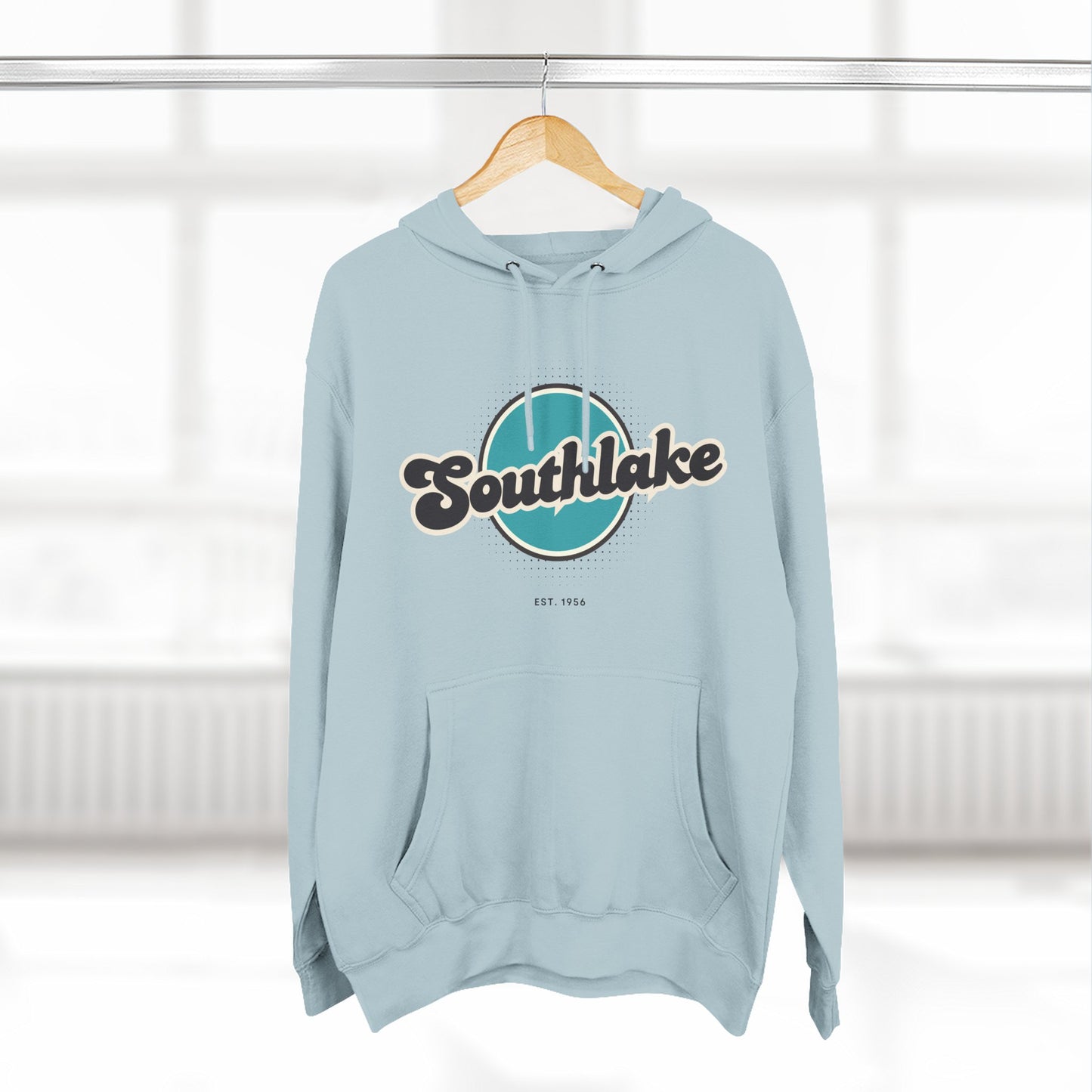 Southlake Retro Vibe Hoodie for Casual Days, Streetwear, Unisex Gift, Cozy Layering Apparel