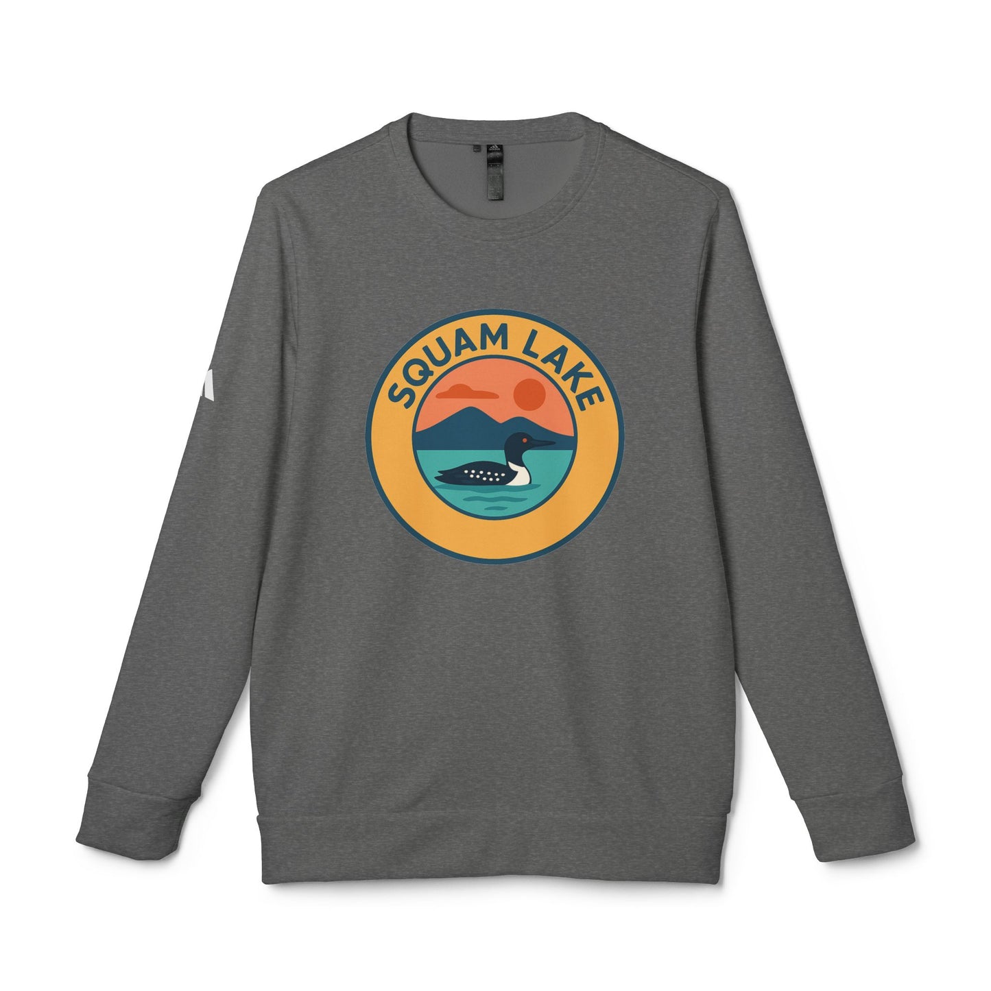 Cozy Outdoor Sweatshirt for Nature Lovers, Unisex Crewneck, Perfect for Hiking, Camping, or Relaxing at Home, Squam Lake Design