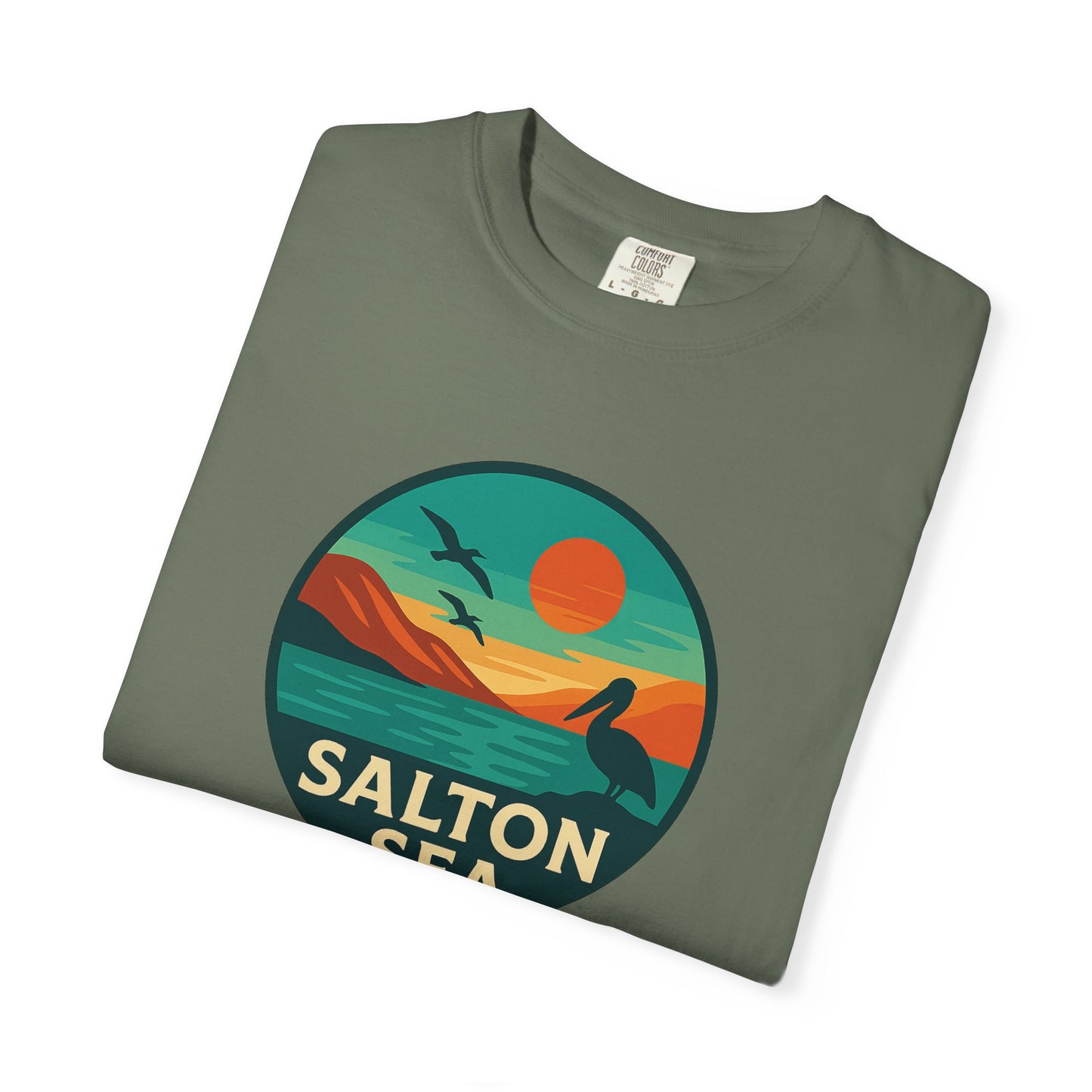 Salton Sea Unisex T-Shirt, Casual Graphic Tee, Nature Lover Gift, Outdoor Adventure Shirt, Vacation Souvenir, Summer Wear