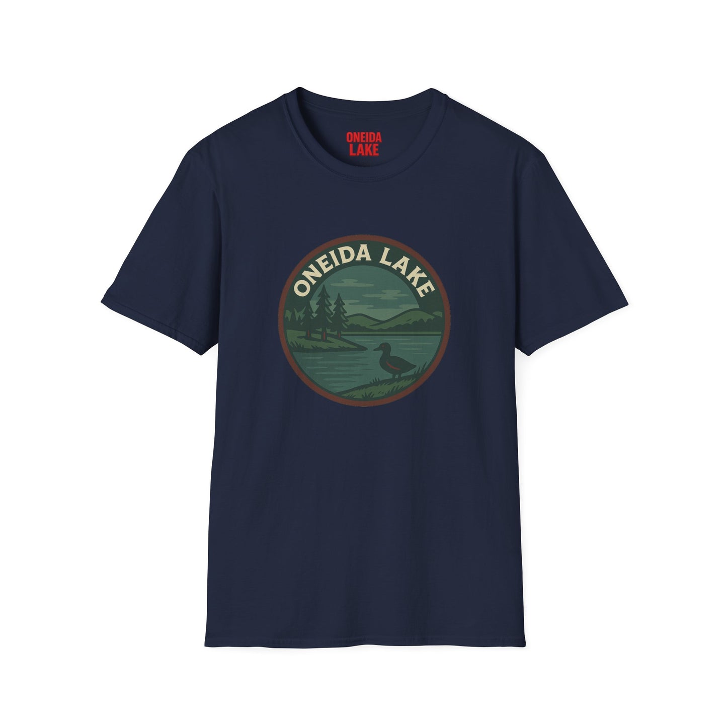 Oneida Lake Nature Unisex Softstyle T-Shirt | Eco-Friendly Gift, Outdoor Adventure Shirt, Nature Lover Tee, Vintage Lake Apparel, [...]