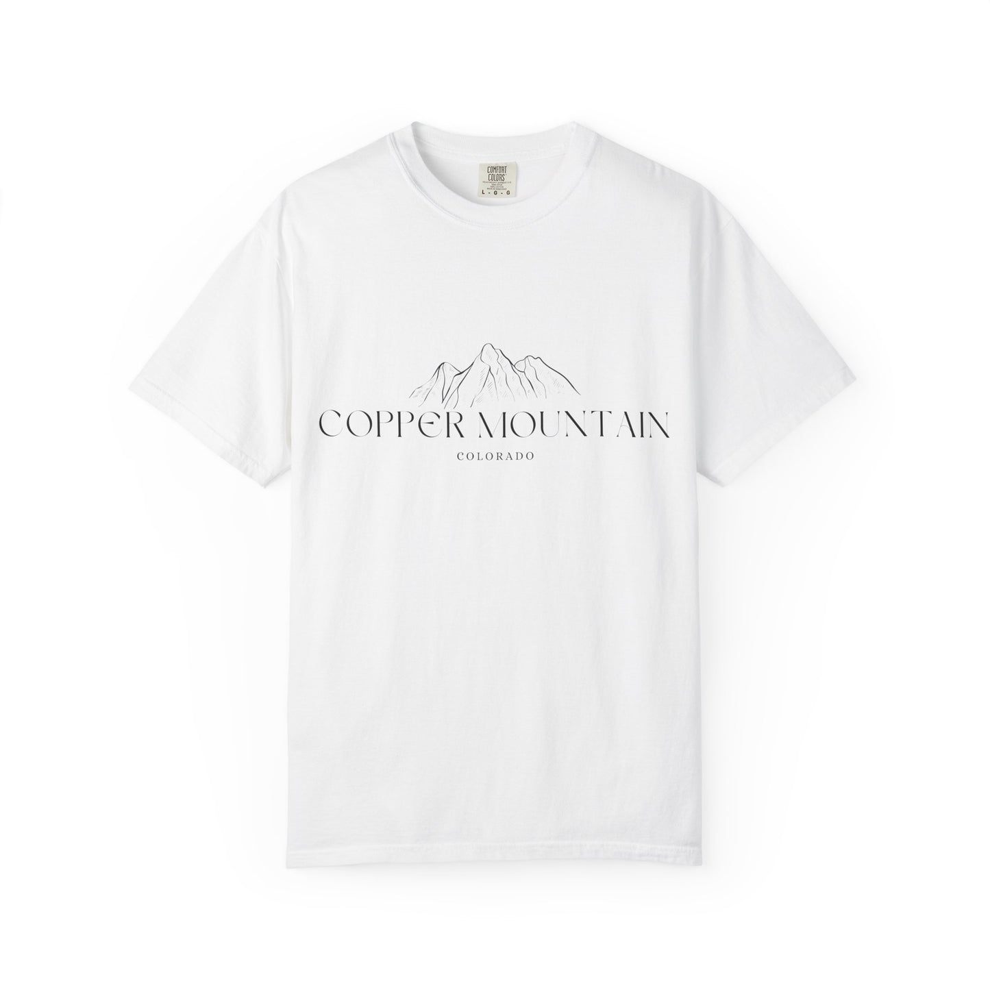 Copper Mountain - Unisex Garment-Dyed T-shirt, Casual Outfit, Gift for Nature Lovers, Vacation Essentials
