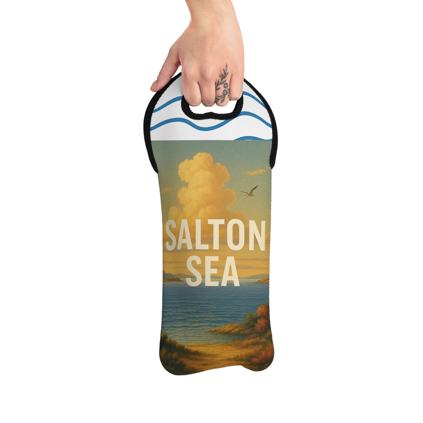 Salton Sea Wine Tote Bag
