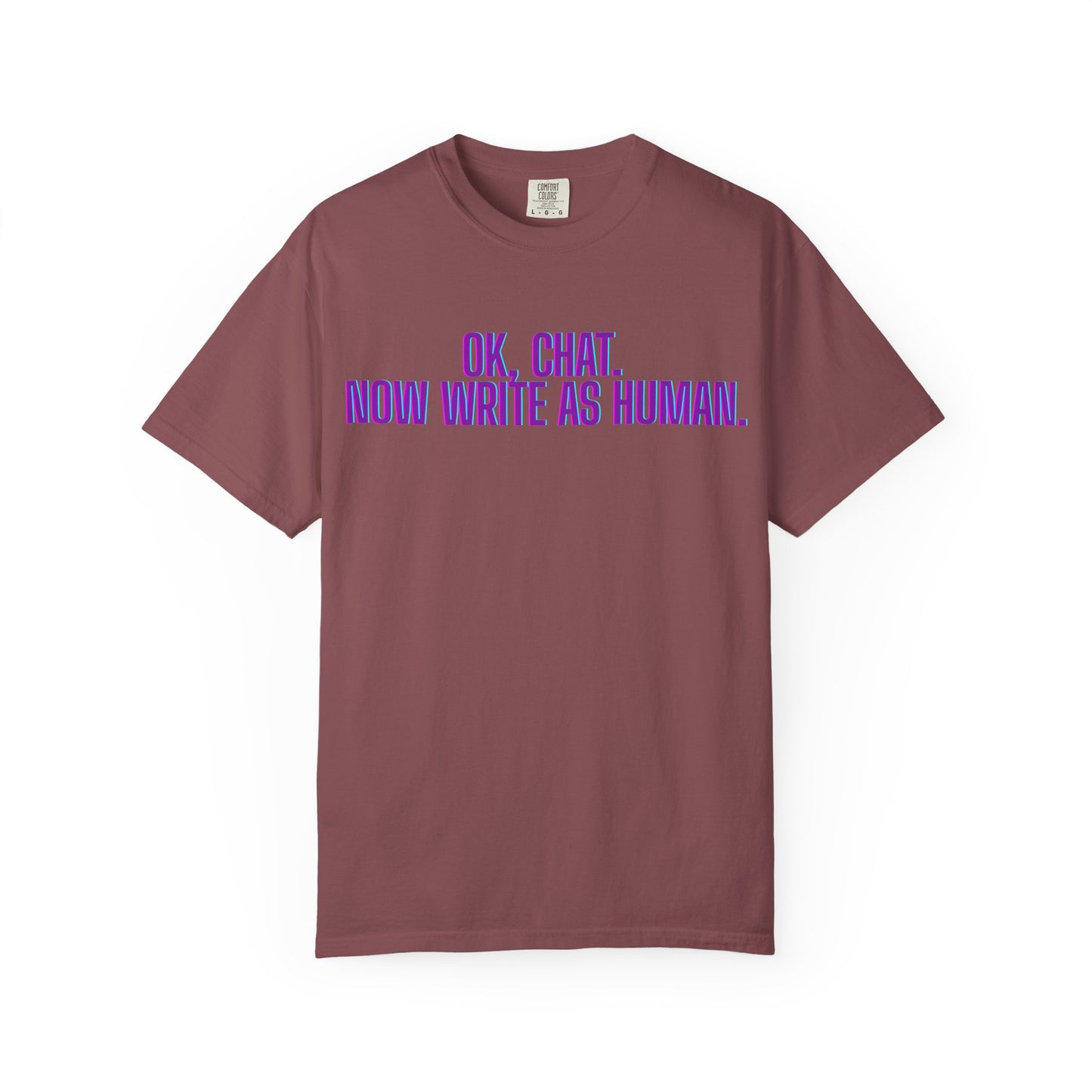 Chat Human Mode - Unisex Motivational T-Shirt, Casual Comfort Tee, Gift for Writers, Chat Enthusiasts, Modern Graphic Tee, Everyday Wear