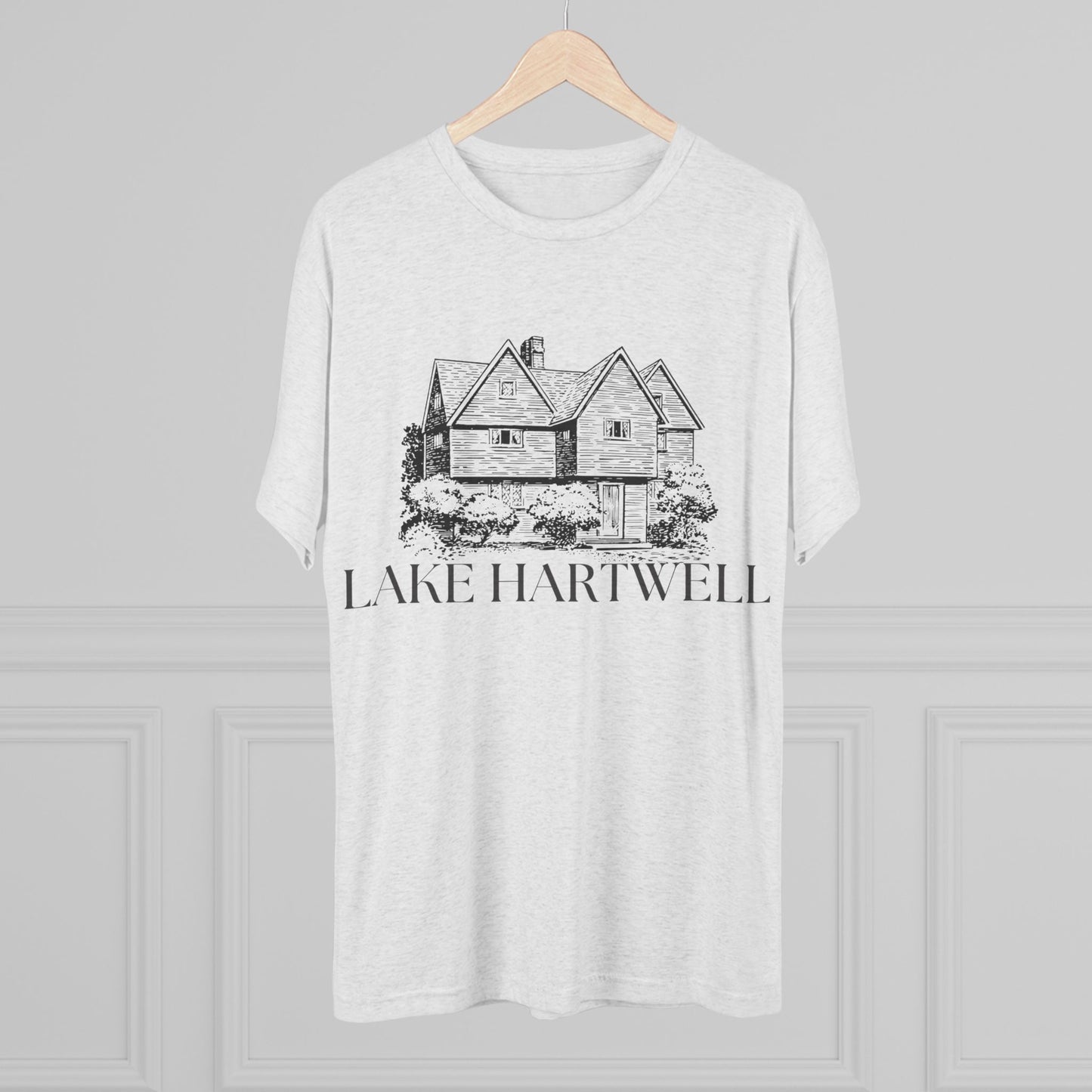 Lake Hartwell Unisex Tri-Blend Crew Tee, Casual T-Shirt, Summer Apparel, Lake House Shirt, Gift for Friends, Travel Tee