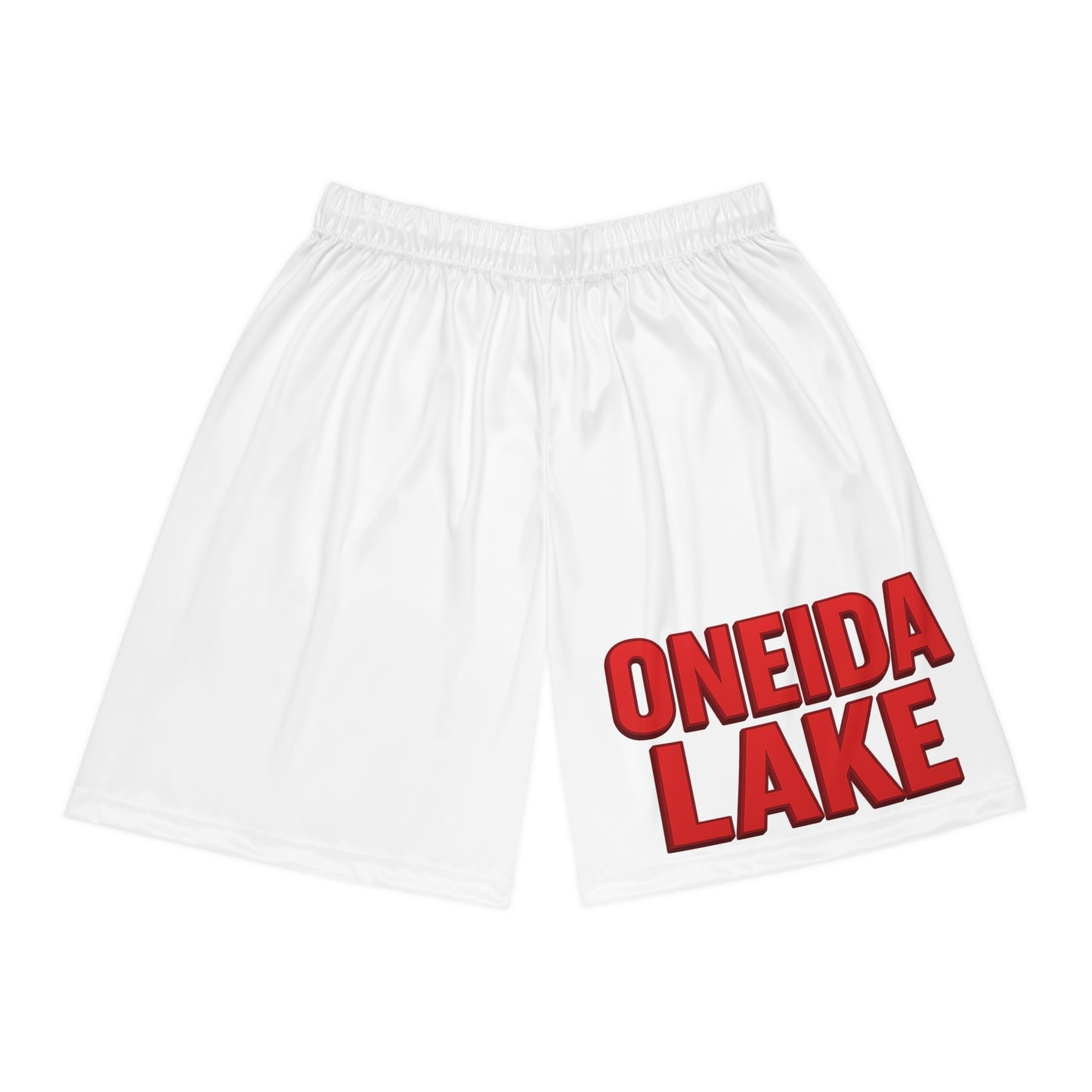 Oneida Lake Stylish Basketball Shorts, Summer Athletics Gear, Comfortable Sports Wear, Casual Workout Shorts, Gift for Sports Lovers, Unique Gym Apparel