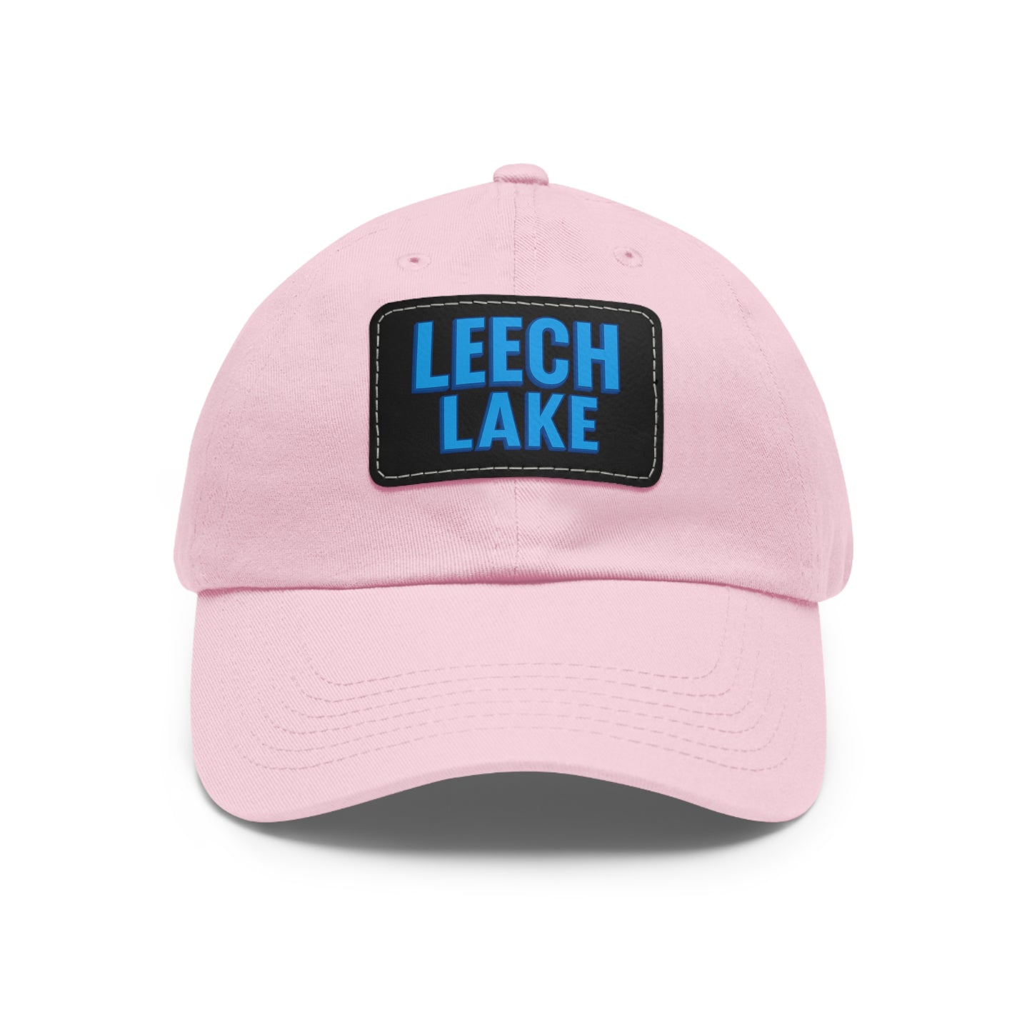 Leech Lake Dad Hat with Leather Patch (Rectangle)