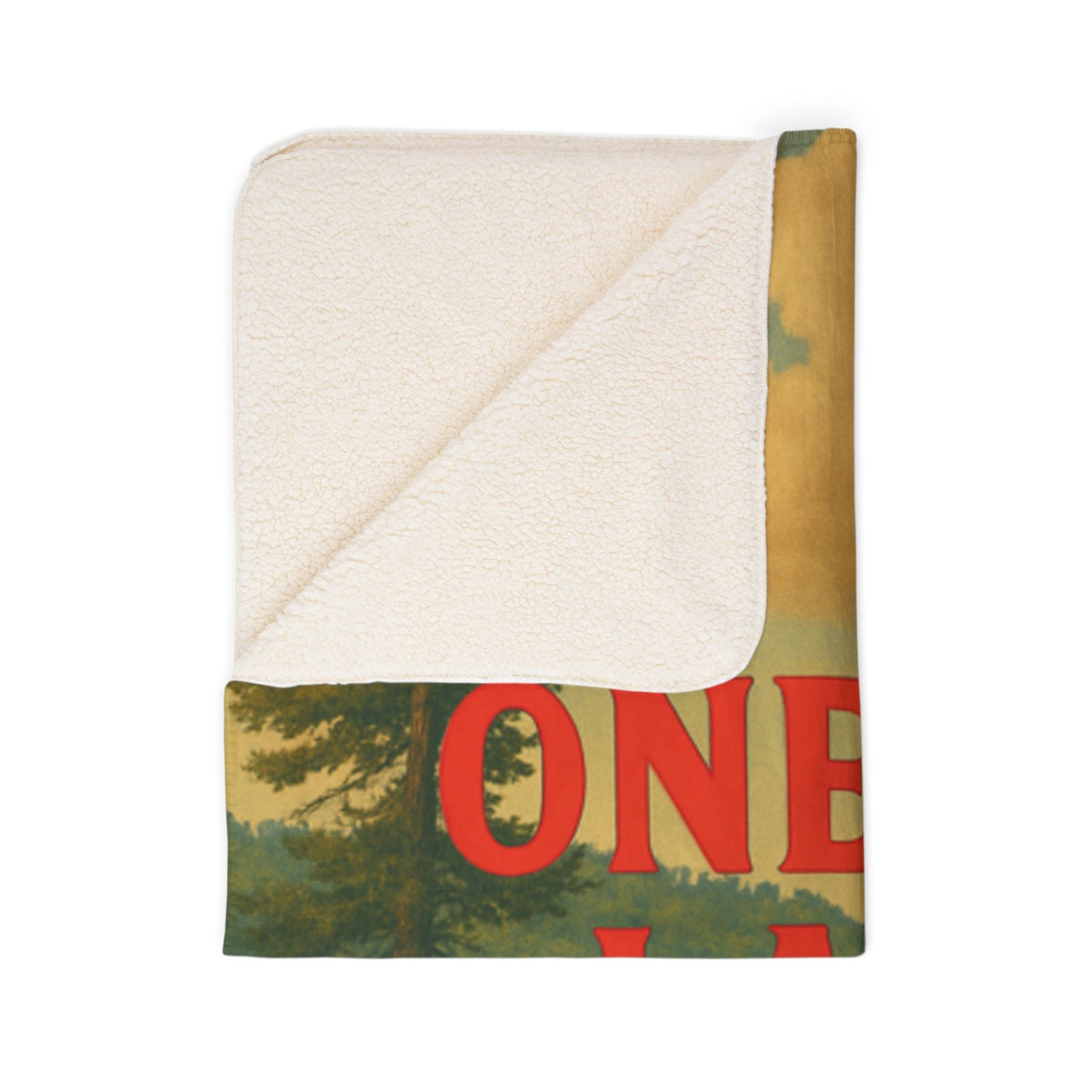 Oneida Lake Fleece Sherpa Blanket