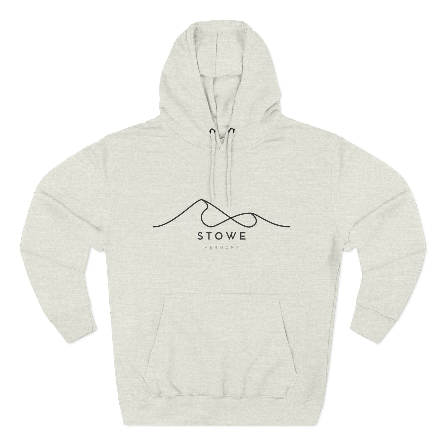 Stowe Stylish Three-Panel Fleece Hoodie for Cozy Days, Casual Wear, Warm Layering, Gift for Him or Her
