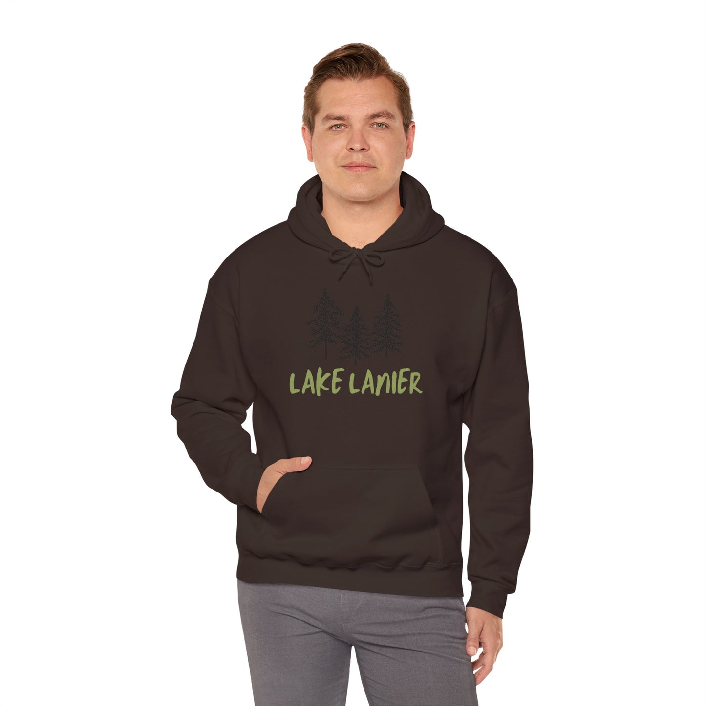 Lake Lanier Hoodie, Cozy Unisex Sweatshirt, Nature Lover Gift, Lake House Apparel, Perfect for Outdoors, Summer Vibes, Travel Wear