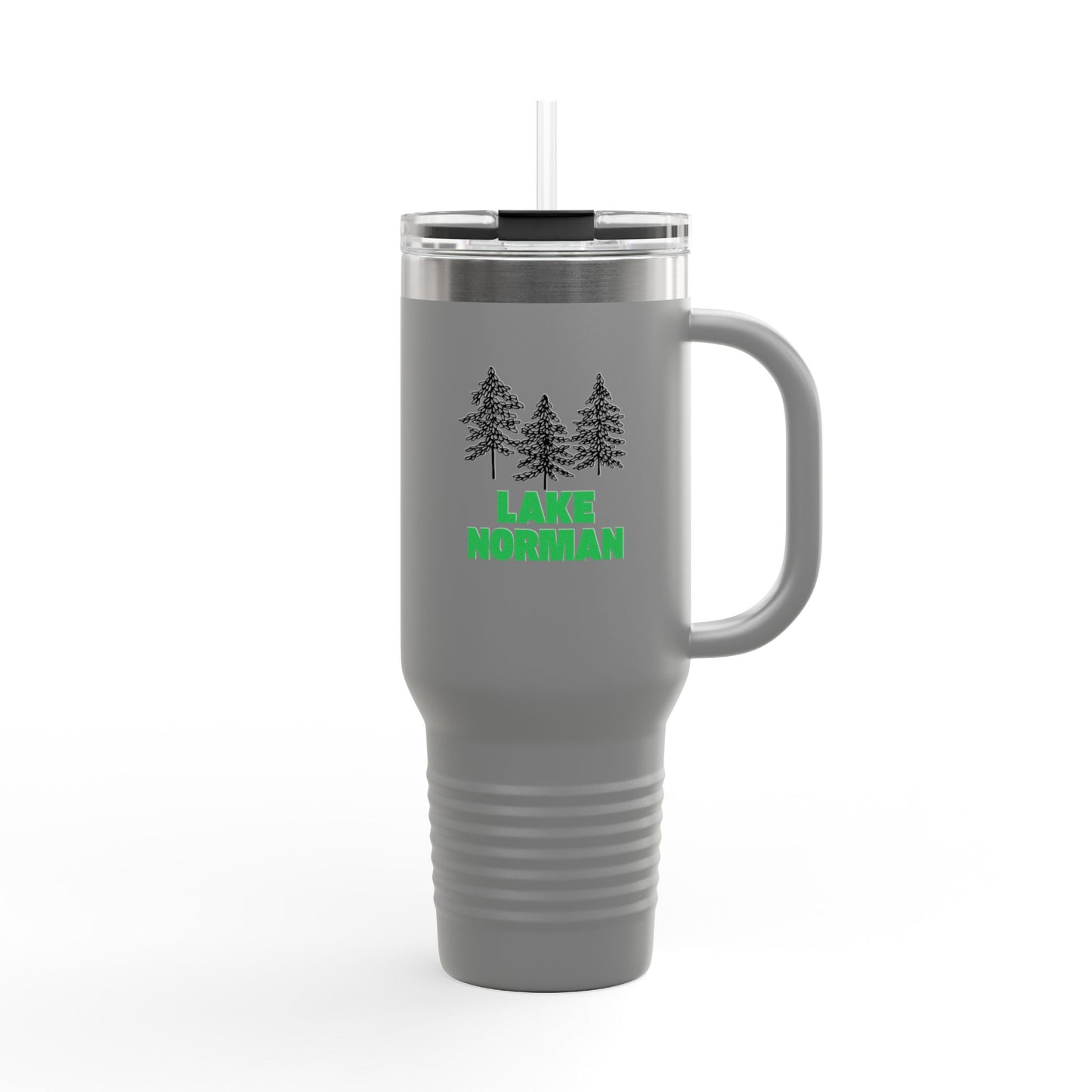 Lake Norman Insulated Travel Mug, 40oz - Perfect for Camping, Road Trips, Gifts, Outdoor Adventures, Summer Fun