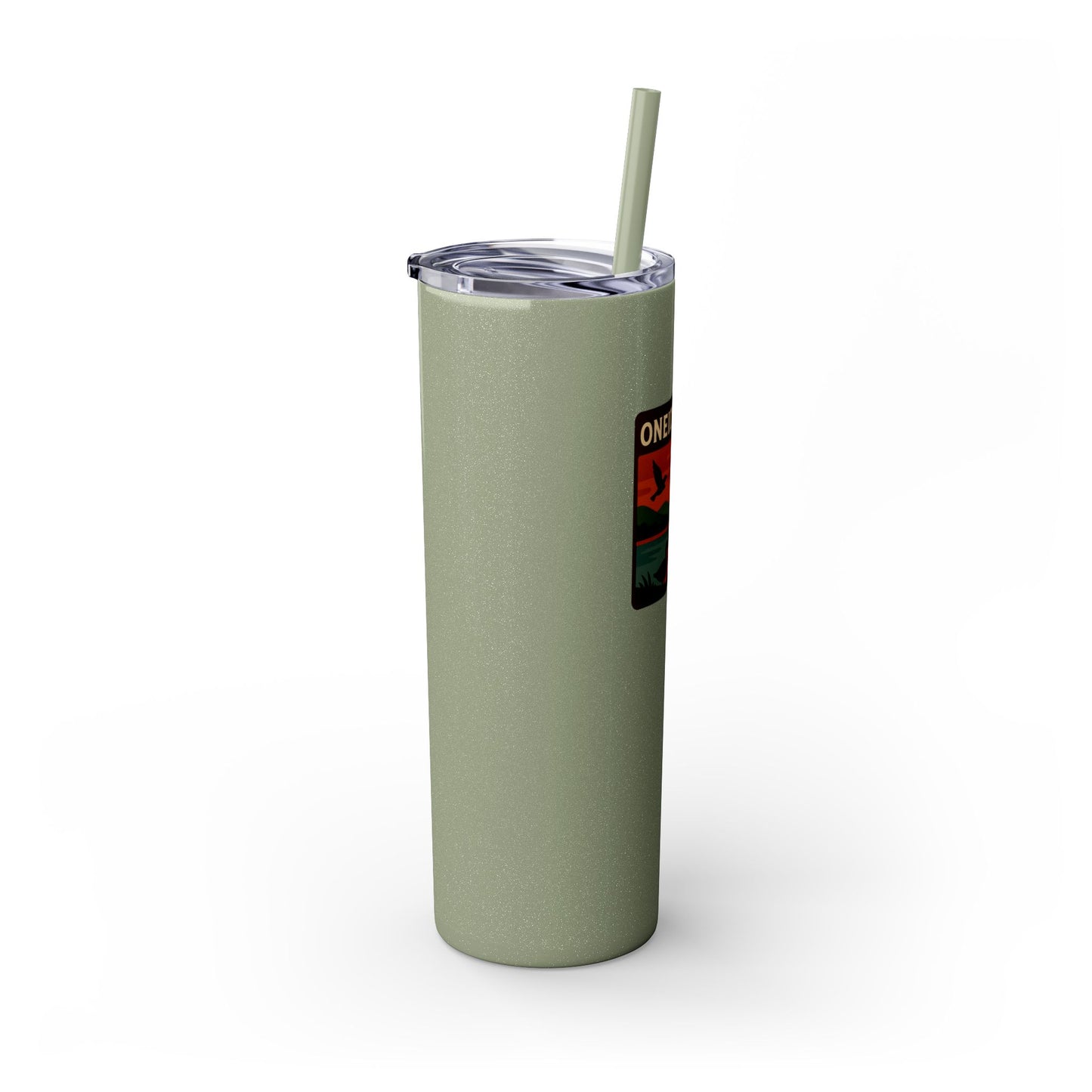 Oneida Lake Skinny Tumbler - 20oz Travel Mug, Eco-Friendly Drinkware for Adventurers, Ideal for Camping, Picnics, and Daily Hydration