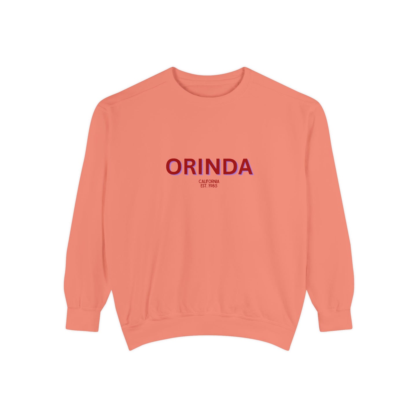 Orinda Unisex Garment-Dyed Sweatshirt | Cozy Fashion, Perfect for Casual Outings, Gifts, Fall & Winter Style, Everyday Comfort