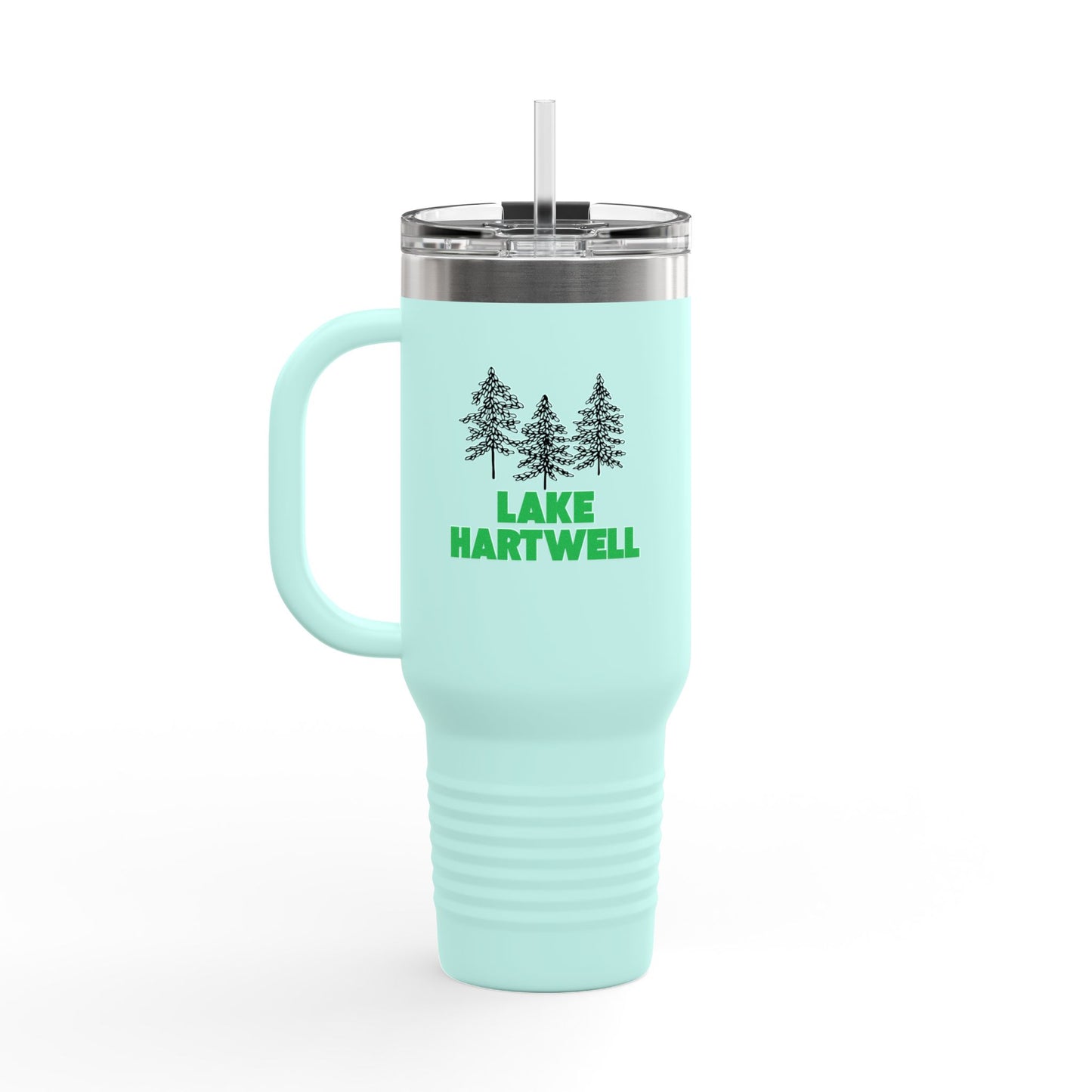 Lake Hartwell Insulated Travel Mug, 40oz - Perfect for Camping, Road Trips, Gifts, Outdoor Adventures, Summer Fun