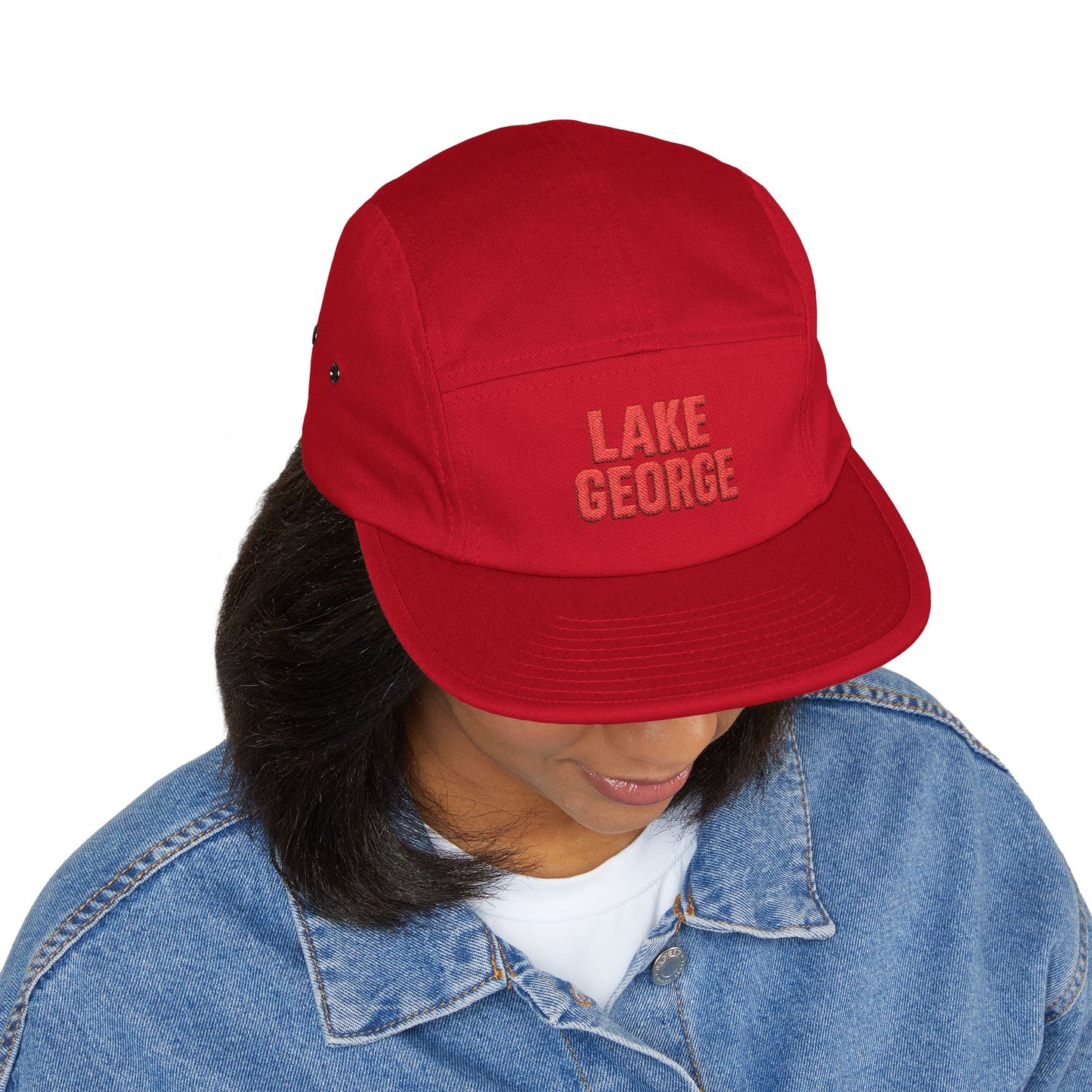 Lake George 5 Panel Cap (Embroidery)