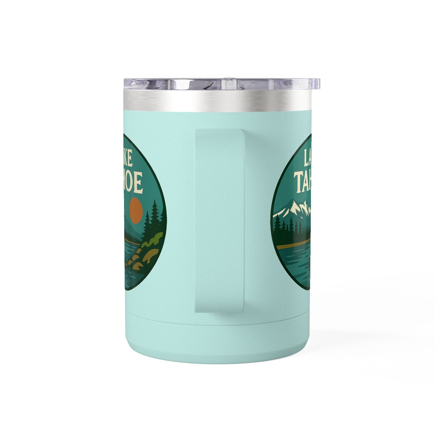 Lake Tahoe Coffee Mug Tumbler, 15oz