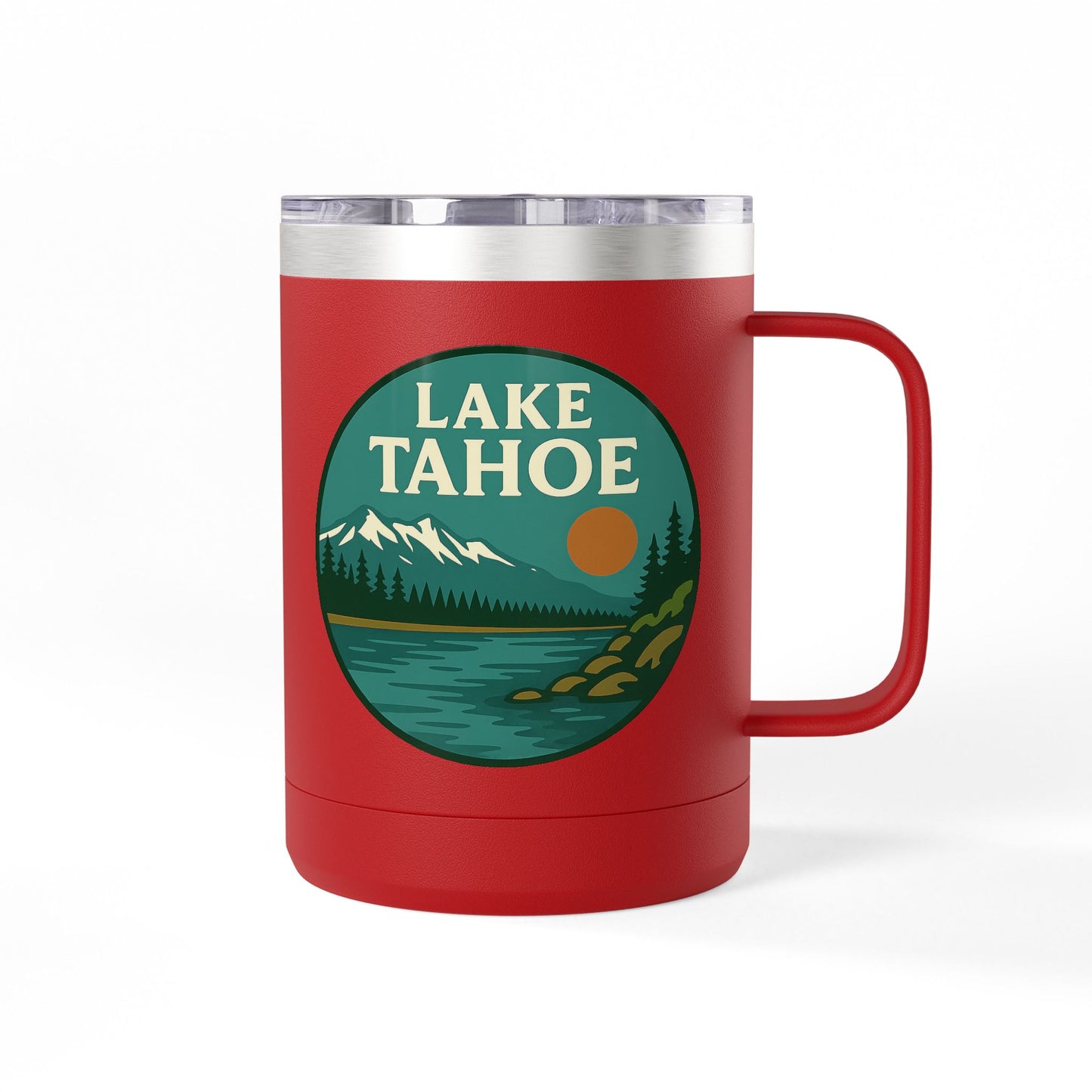 Lake Tahoe Coffee Mug Tumbler, 15oz