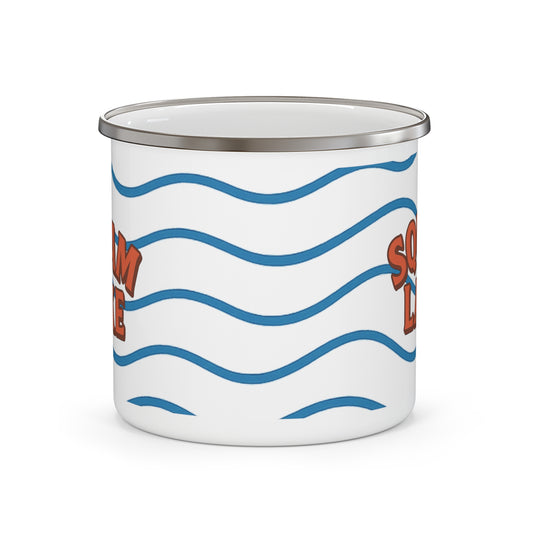 Rustic Enamel Camping Mug - Perfect for Outdoor Adventures, Squam Lake Enthusiasts, and Cozy Campfires, Great Gift for Camping Lovers, [...]