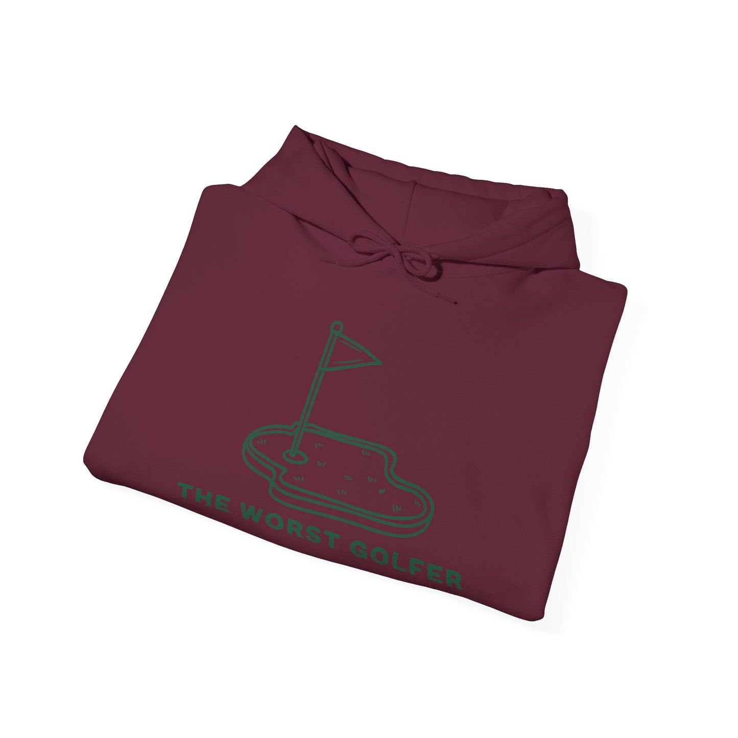 Funny Golf Sweatshirt for The Worst Golfer, Unisex Hooded Sweatshirt, Gift for Golf Lovers, Casual Hoodie, Golfing Apparel