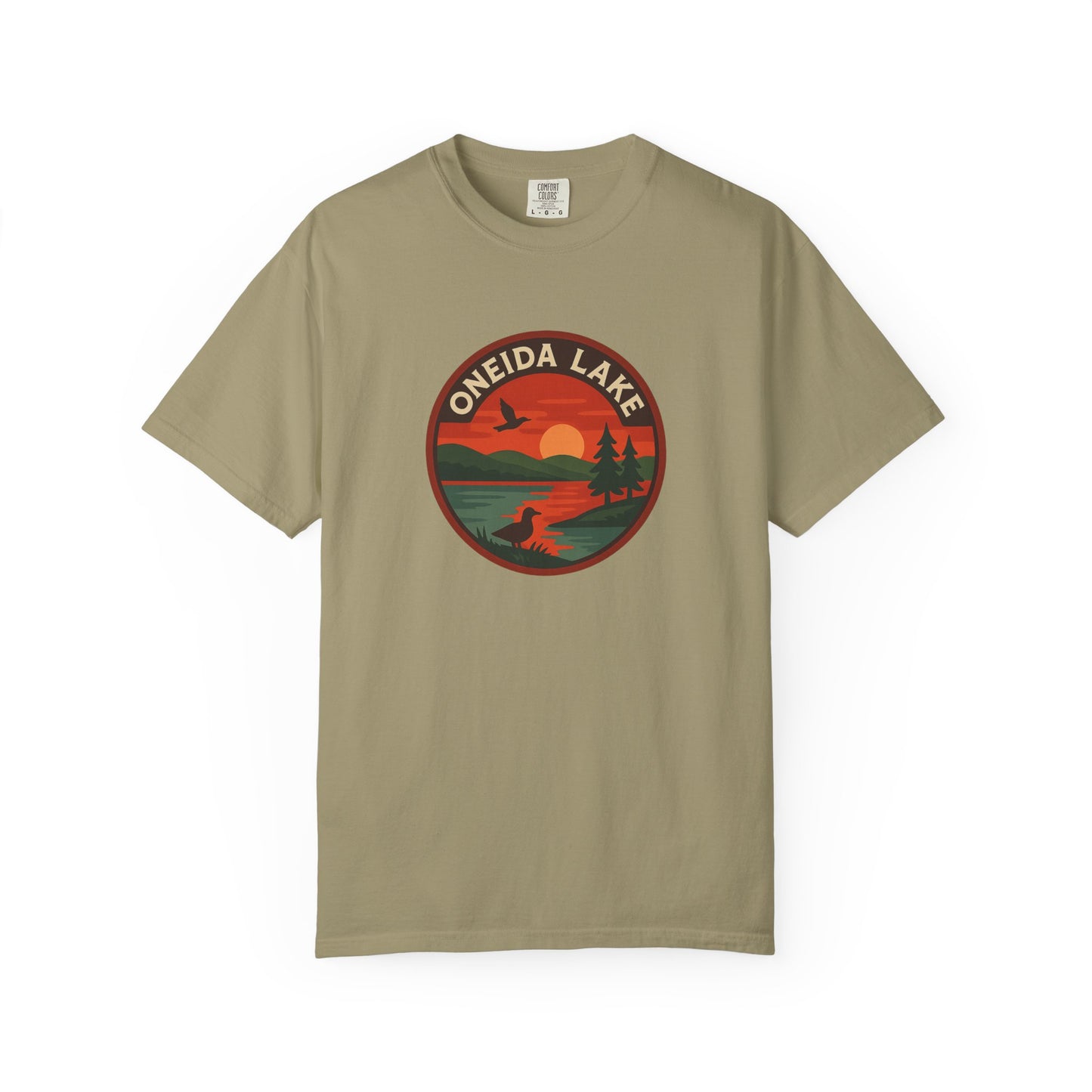 Oneida Lake Unisex T-Shirt, Casual Graphic Tee, Nature Lover Gift, Outdoor Adventure Shirt, Vacation Souvenir, Summer Wear