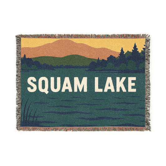 Squam Lake Woven Blanket