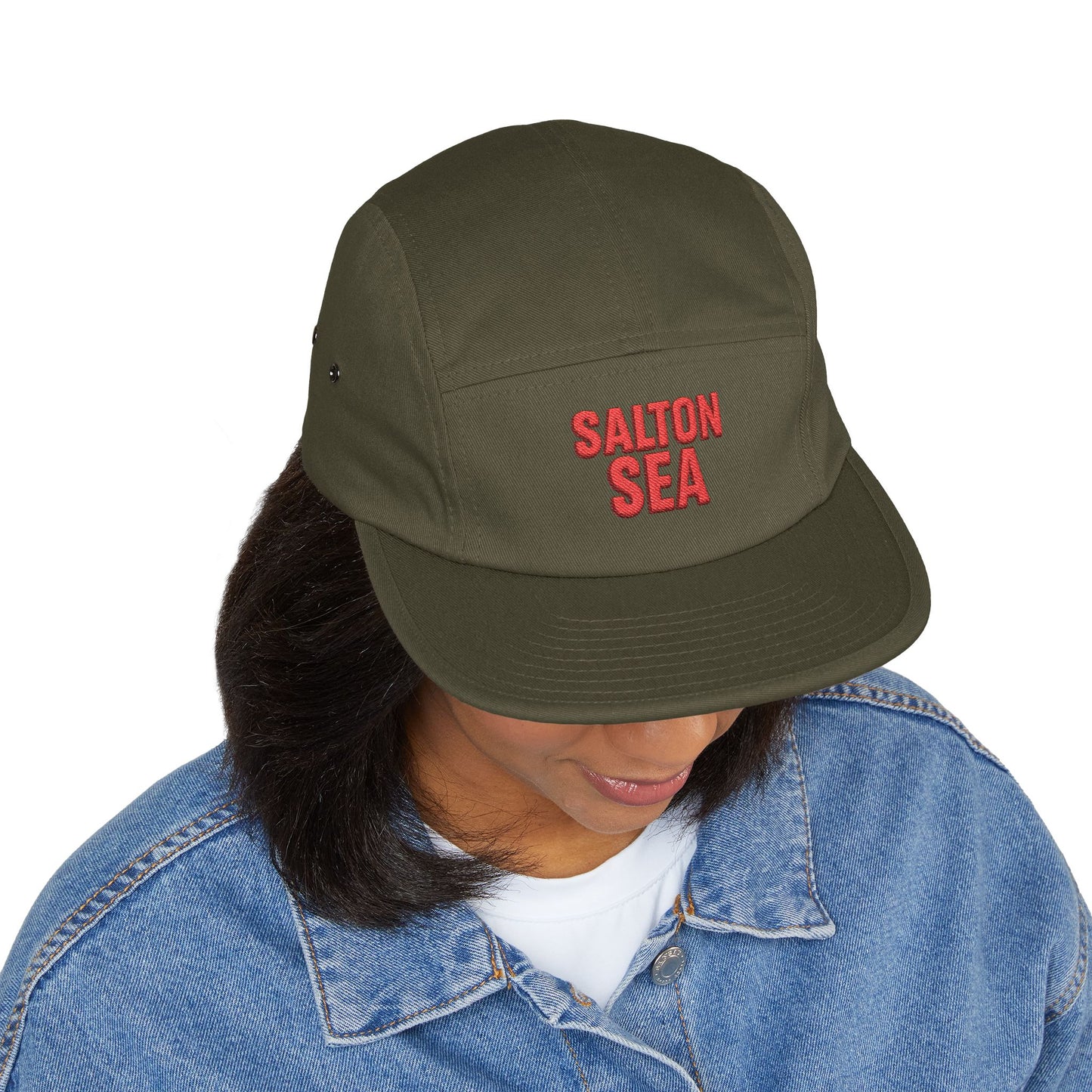 Salton Sea 5 Panel Cap (Embroidery)
