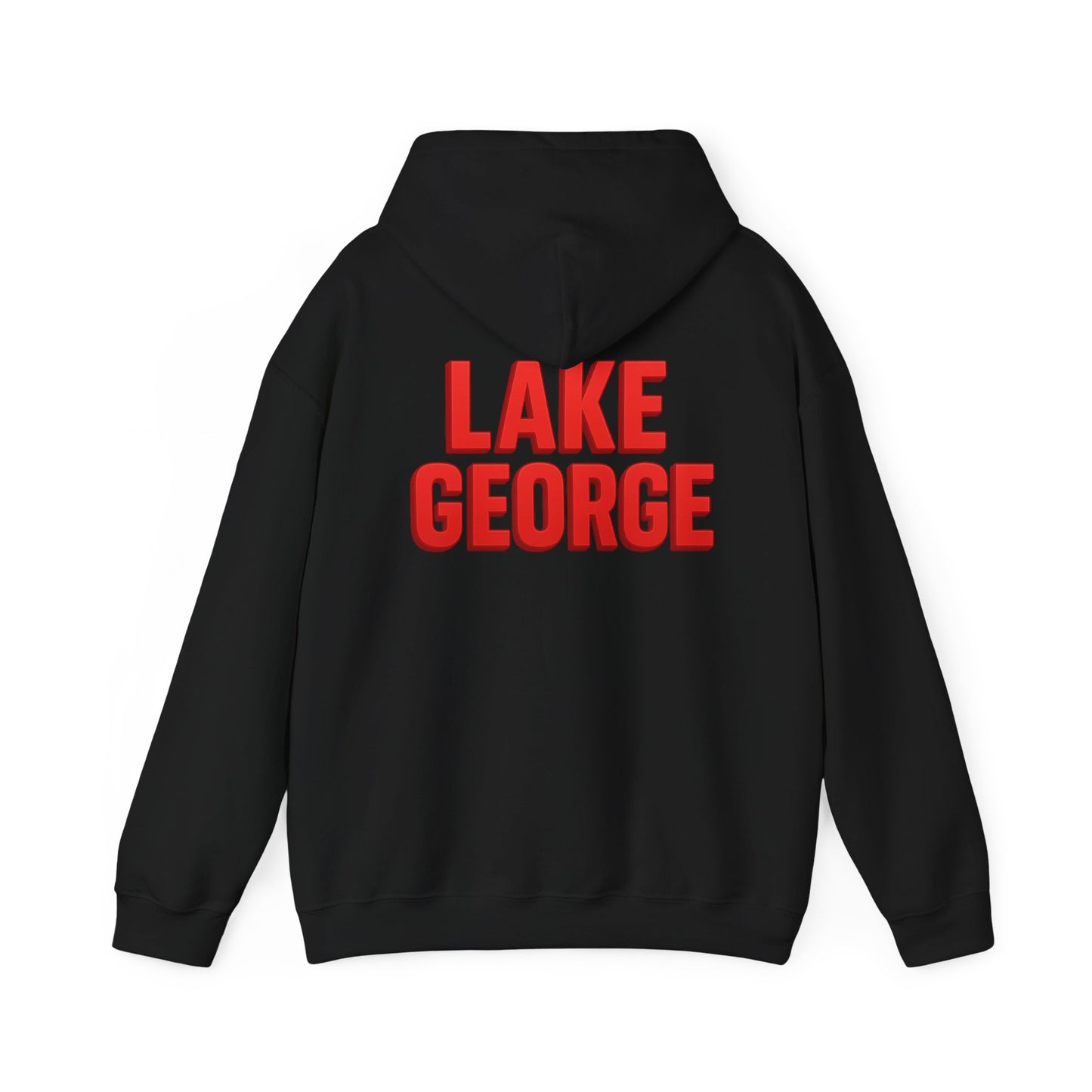 Lake George Hoodie, Cozy Casual Wear, Unisex Sweatshirt, Lake Lover Gift, Outdoor Adventure Apparel, Summer Retreat Fashion