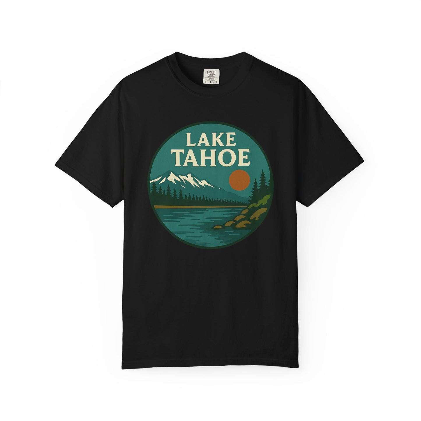 Lake Tahoe Unisex T-Shirt, Casual Graphic Tee, Nature Lover Gift, Outdoor Adventure Shirt, Vacation Souvenir, Summer Wear