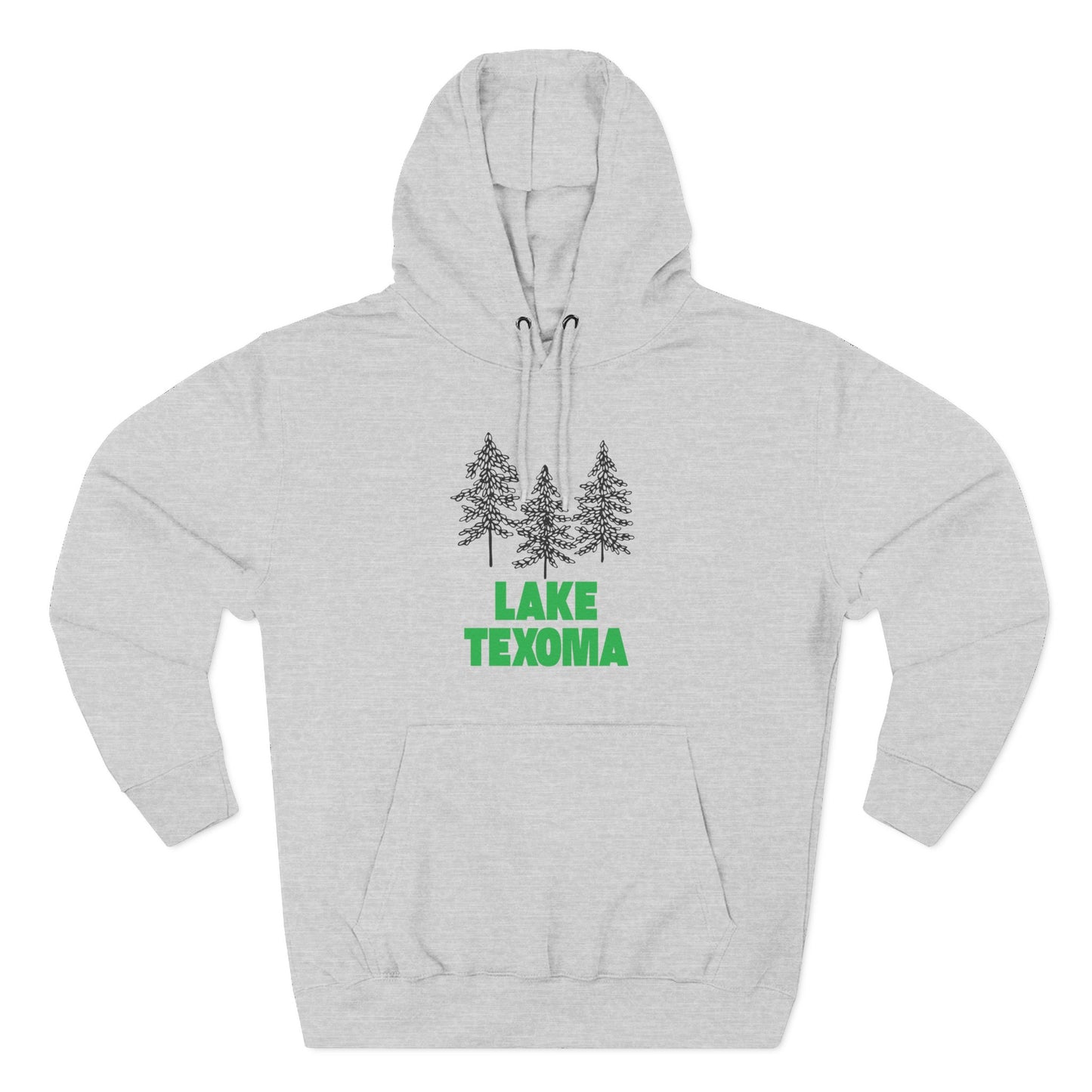 Lake Texoma Fleece Hoodie, Cozy Sweatshirt, Outdoor Adventure Wear, Unique Gift for Lake Lovers, Perfect for Fall and Winter