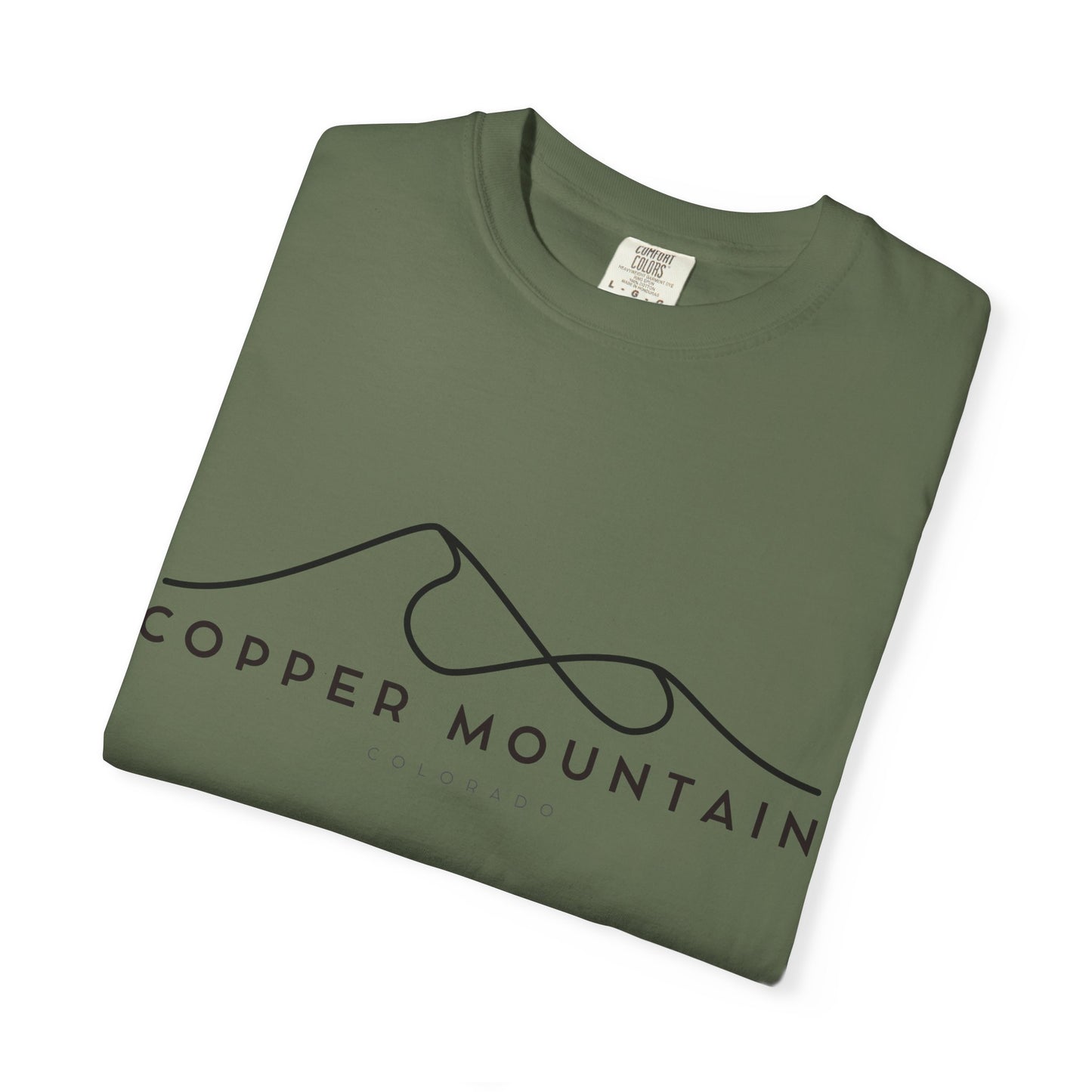 Copper Mountain Chill Vibes Tee - Unisex Garment-Dyed T-shirt for Autumn Lovers, Casual Wear, Gifts for Him/Her