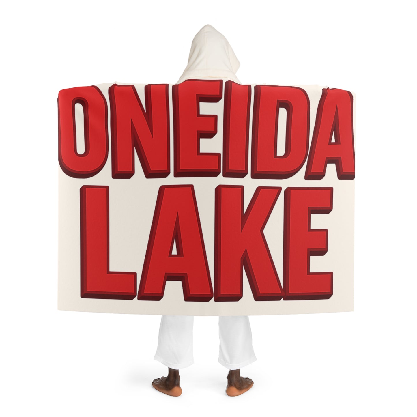 Oneida Lake Hooded Sherpa Fleece Blanket