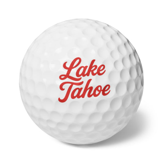 Lake Tahoe Personalized Golf Balls, 6 Pack - Perfect for Golf Lovers, Gifts, Sports Events, and Celebrations