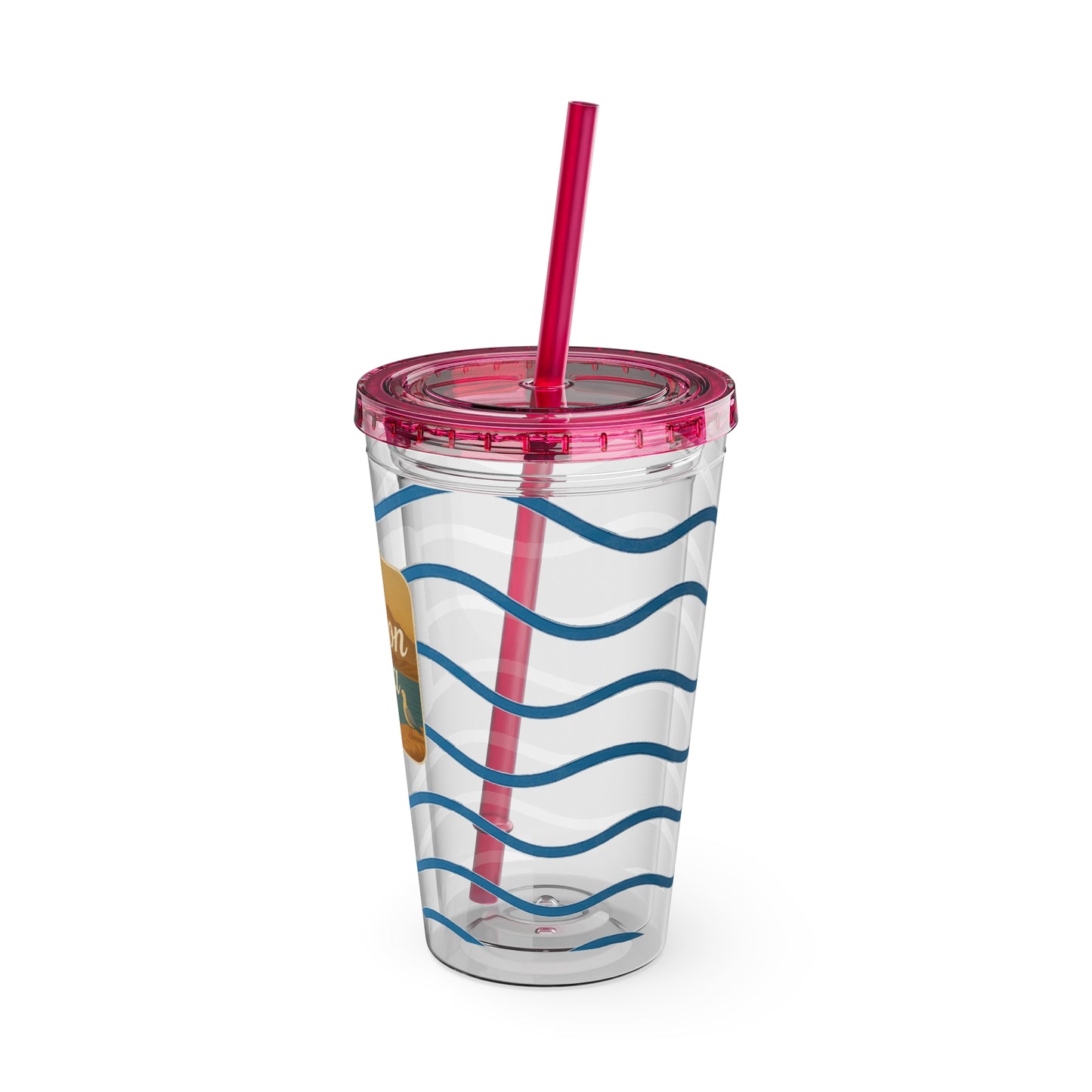 Salton Sea Sunsplash Tumbler, 16oz Clear Drink Cup for Outdoor Adventures, Customizable Travel Mug, Perfect for Summer Fun, Eco-Friendly Beverage [...]