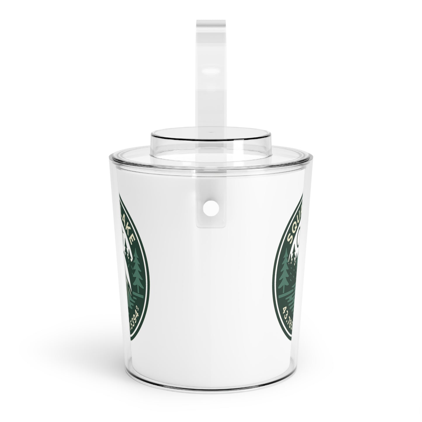 Squam Lake Ice Bucket with Tongs