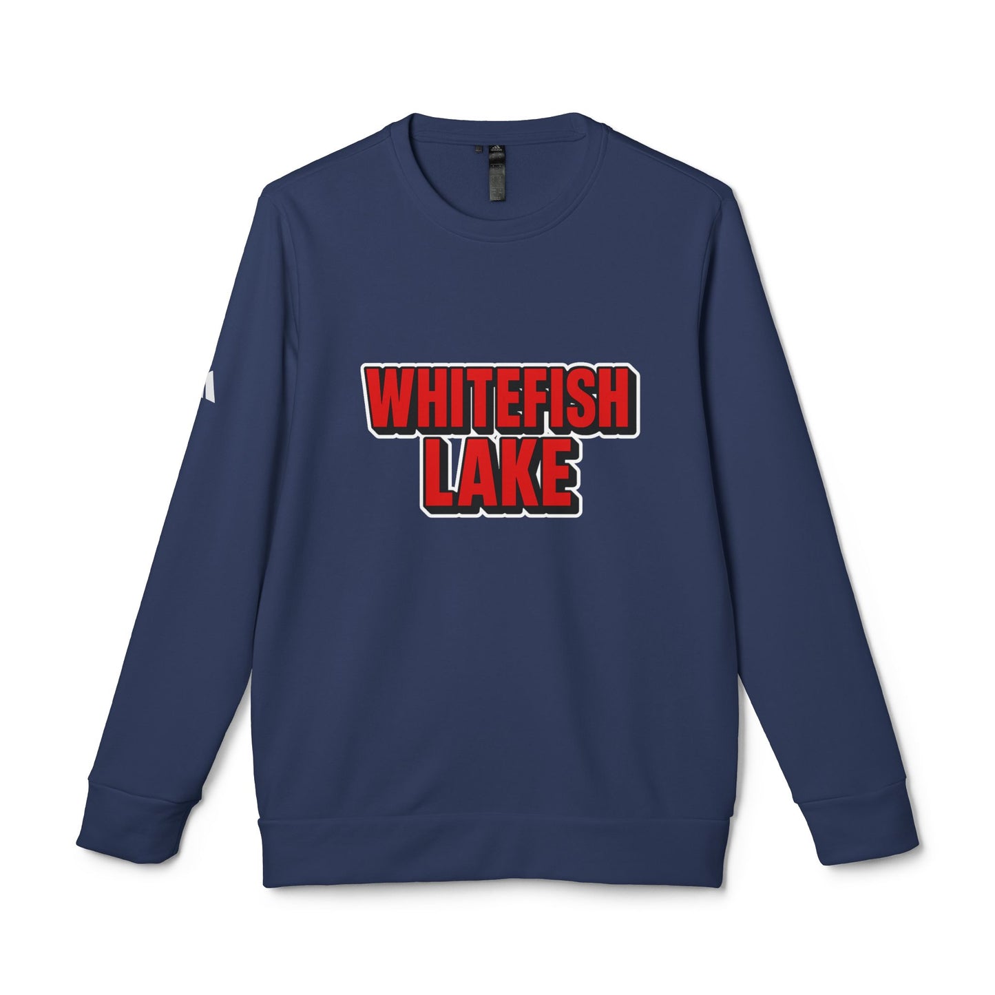 Whitefish Lake Adidas Unisex Fleece Crewneck Sweatshirt