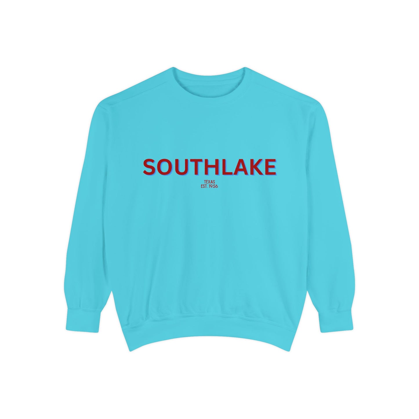 Southlake Unisex Garment-Dyed Sweatshirt | Cozy Fashion, Perfect for Casual Outings, Gifts, Fall & Winter Style, Everyday Comfort