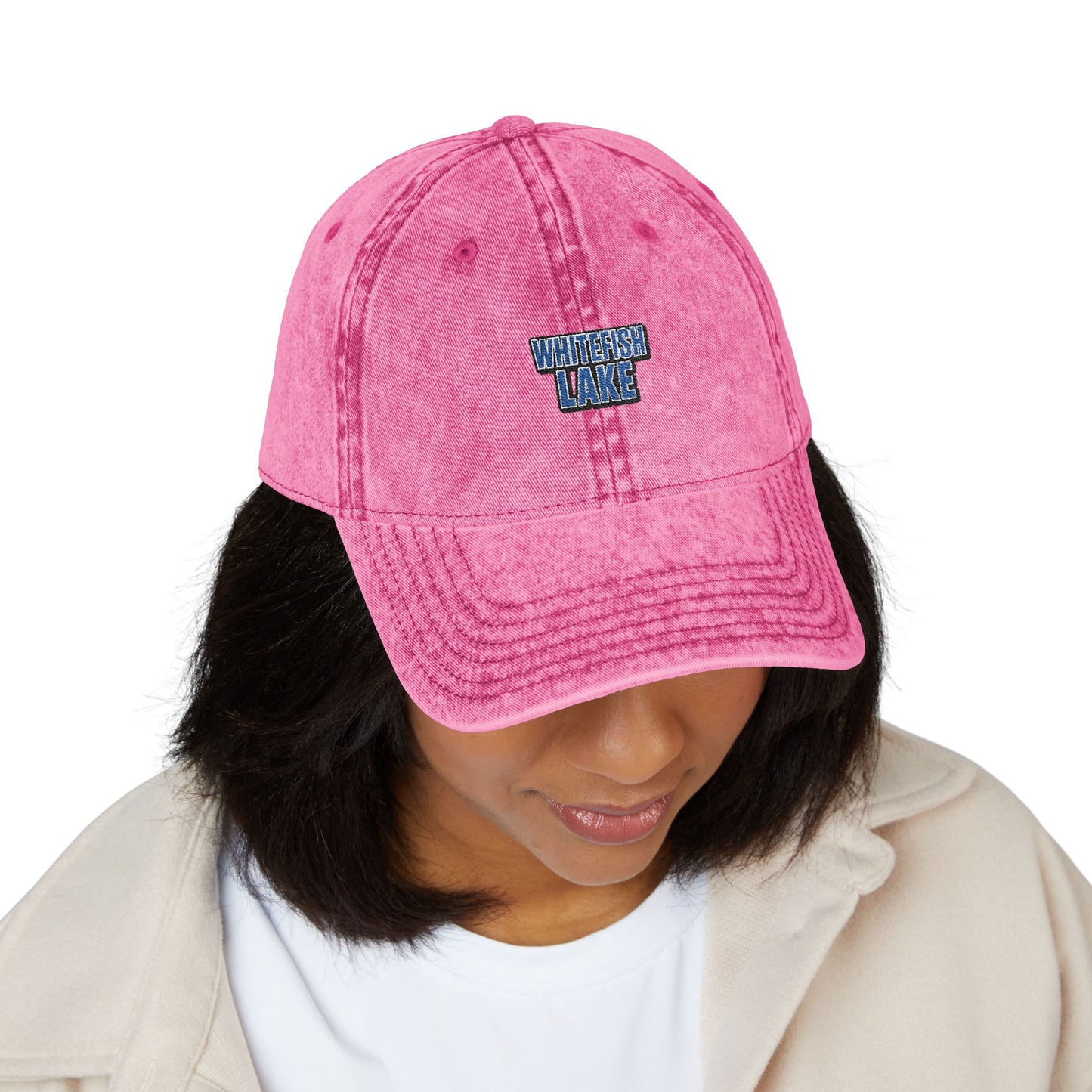Whitefish Lake Vintage Cap (Embroidery)
